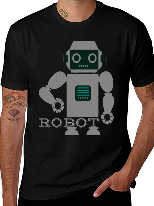 Robot Graphic T-Shirt - Fun & Unique Design