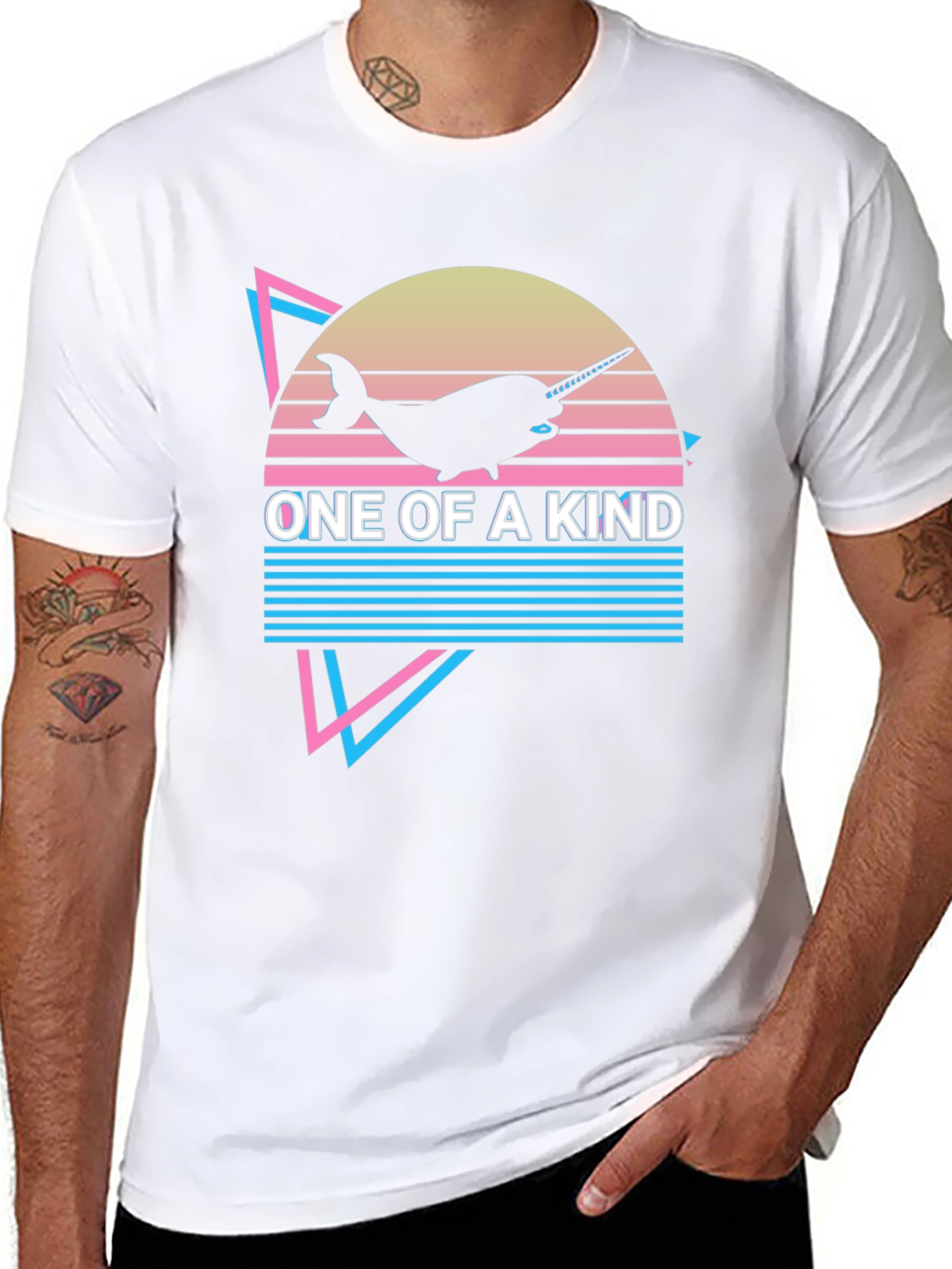 Narwhal One of a Kind Graphic Tee