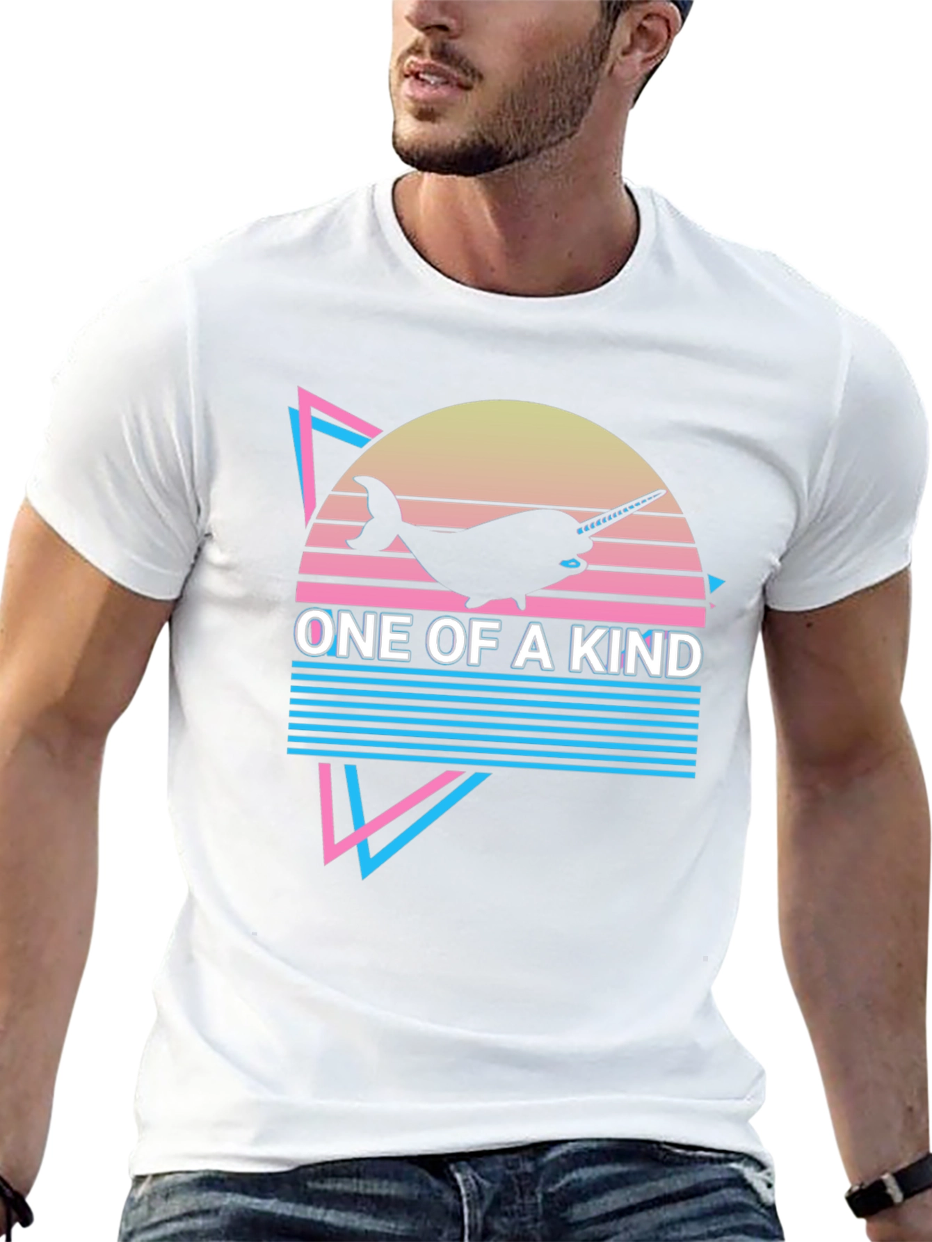 Narwhal One of a Kind Graphic Tee