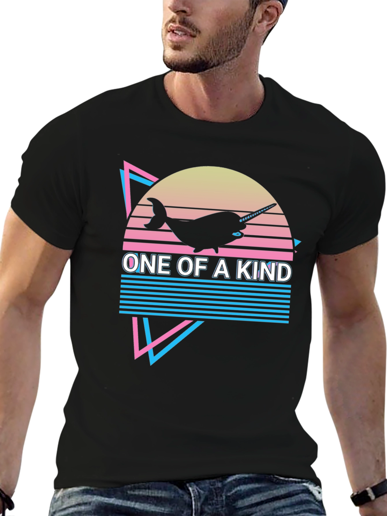 Narwhal One of a Kind Graphic Tee