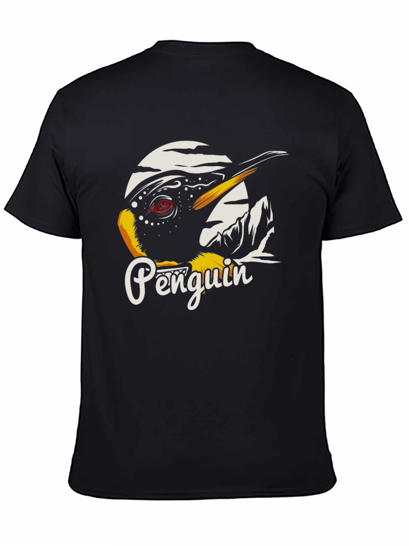 Penguin Graphic Black T-Shirt