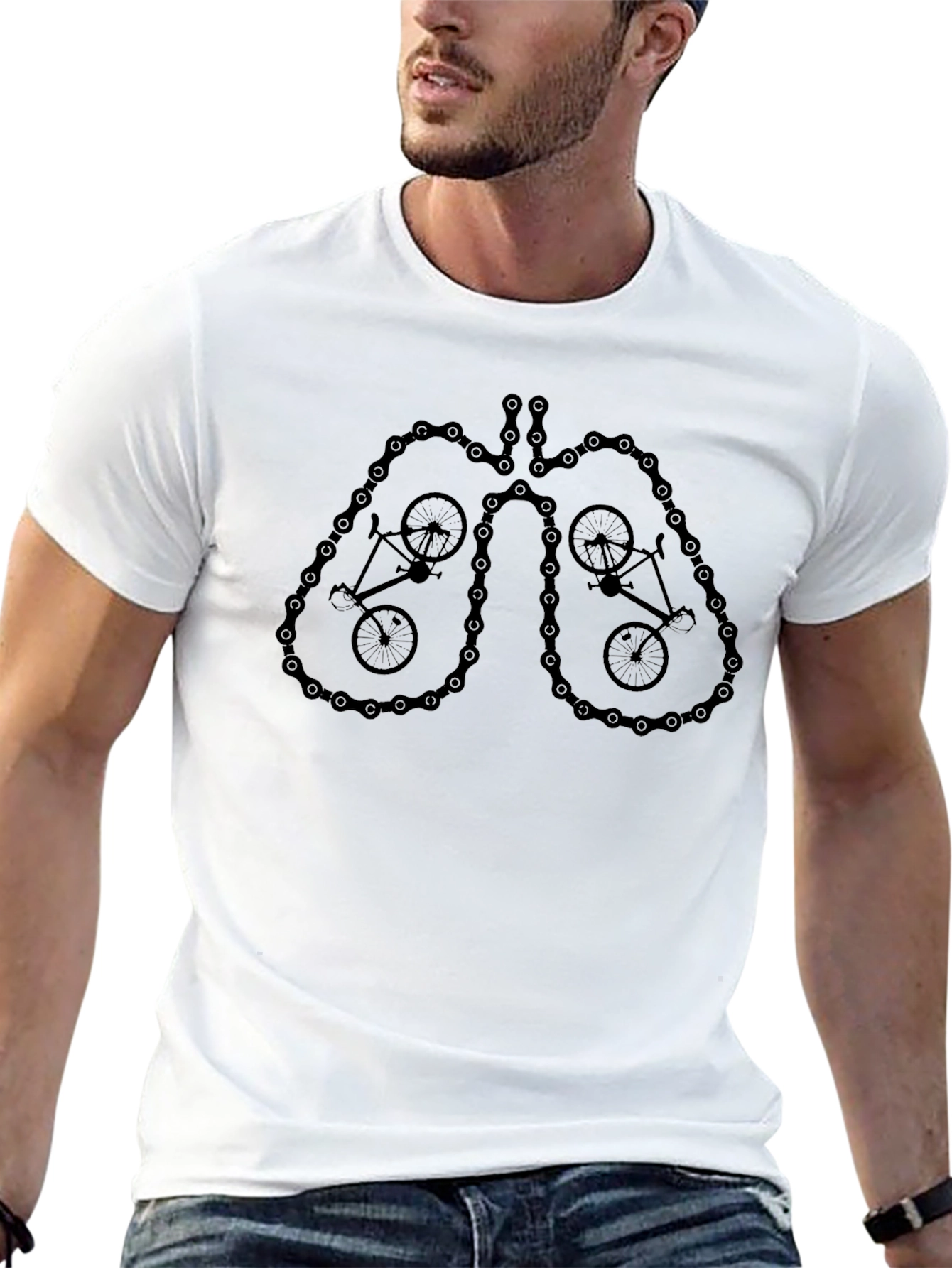 Bike Lungs Graphic T-Shirt