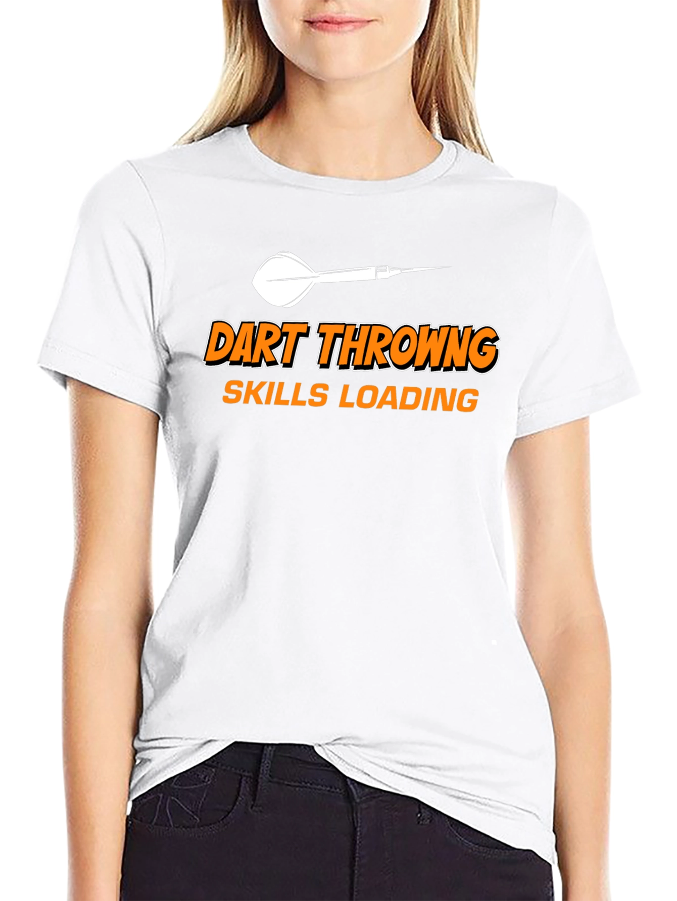 Dart Throwing Skills Loading Funny T-Shirt