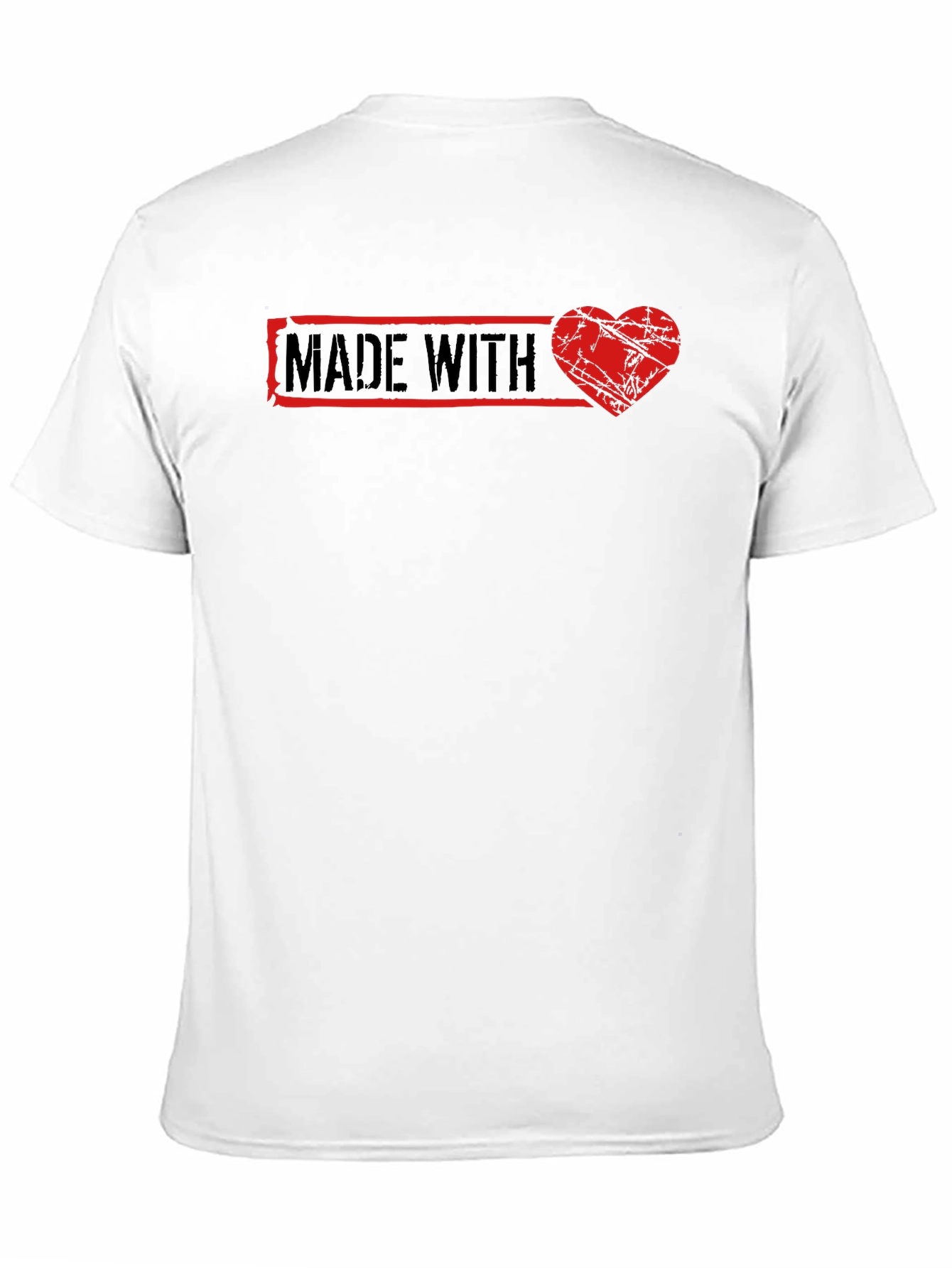 Made With Love Graphic Tee - Black Cotton T-Shirt