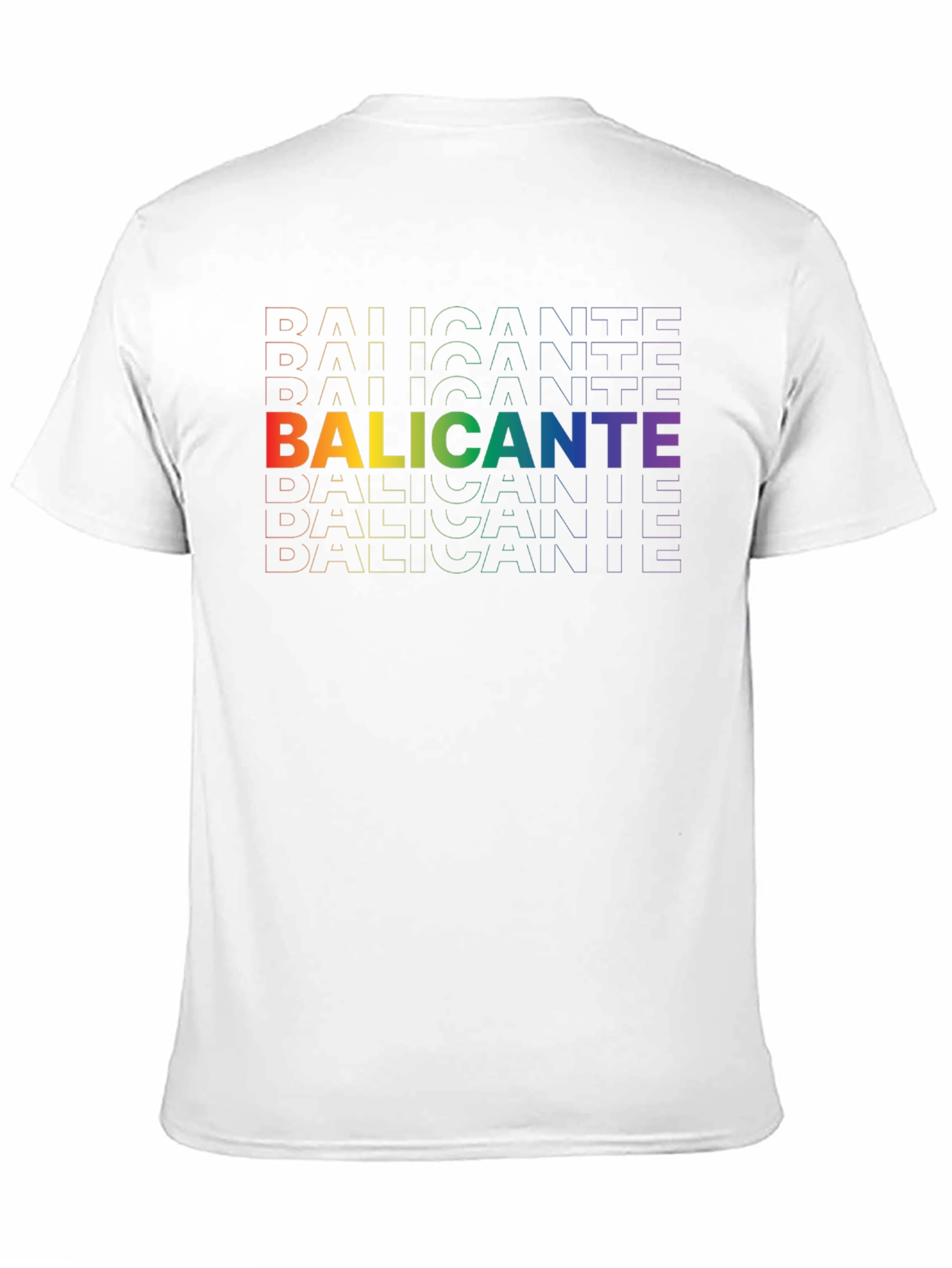 Rainbow Alicante Graphic Tee - Black Cotton Shirt