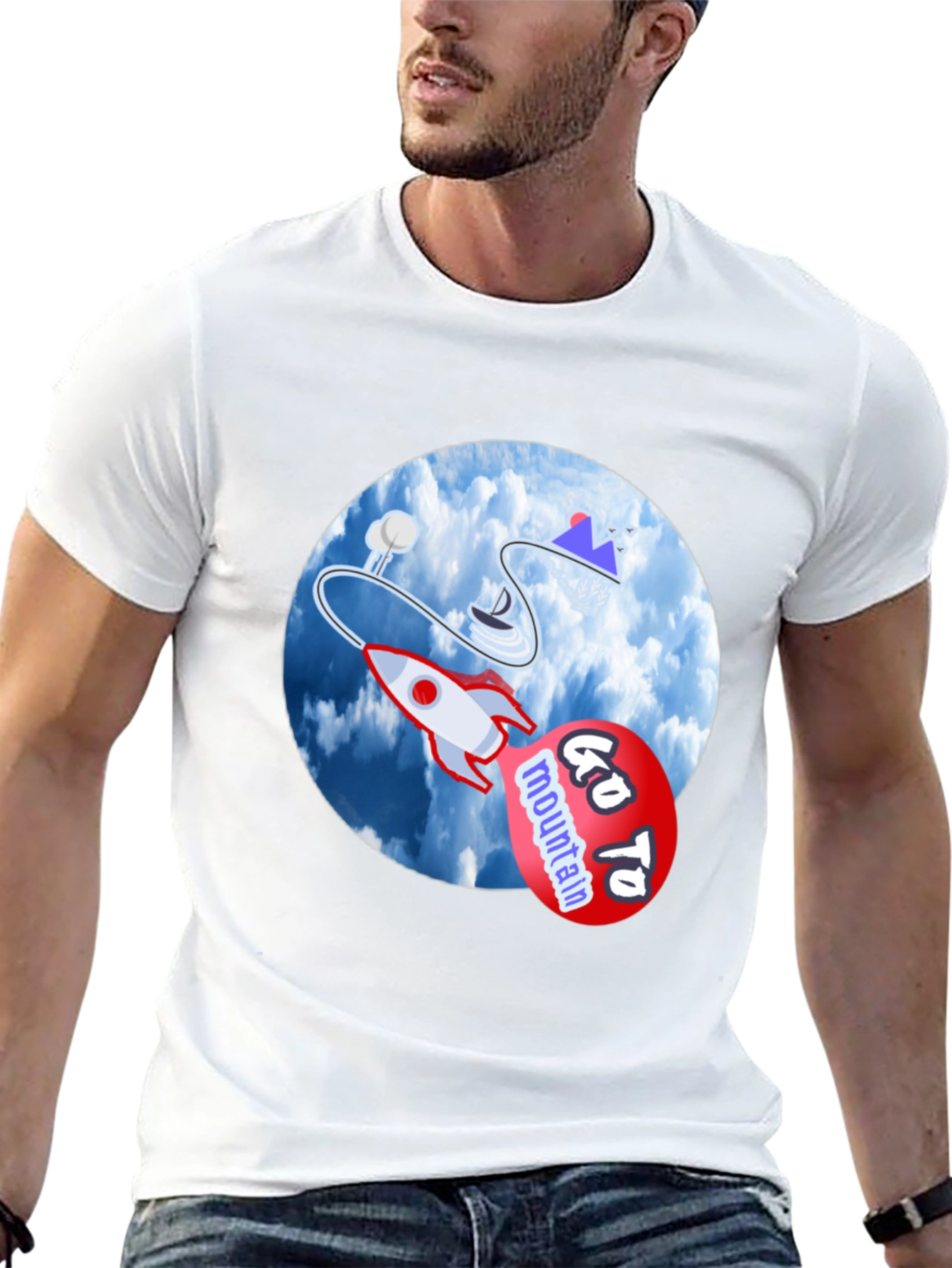 Go To Mountain Graphic T-Shirt
