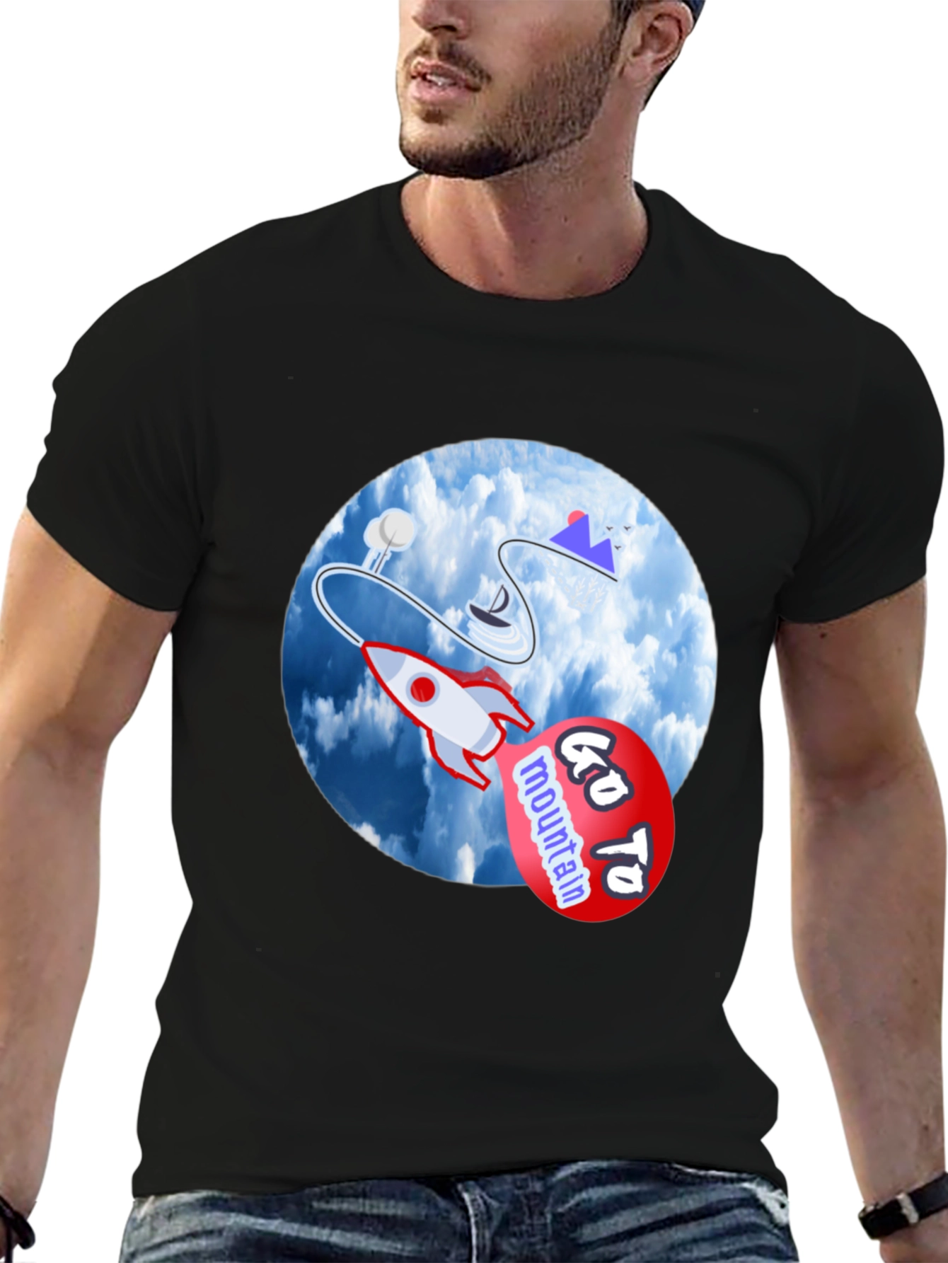 Go To Mountain Graphic T-Shirt