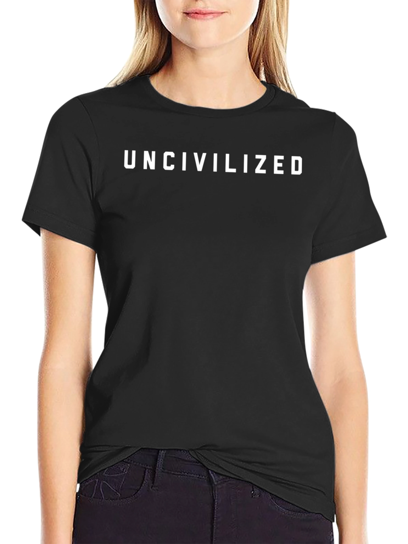 Uncivilized Graphic Tee - Bold Statement T-Shirt