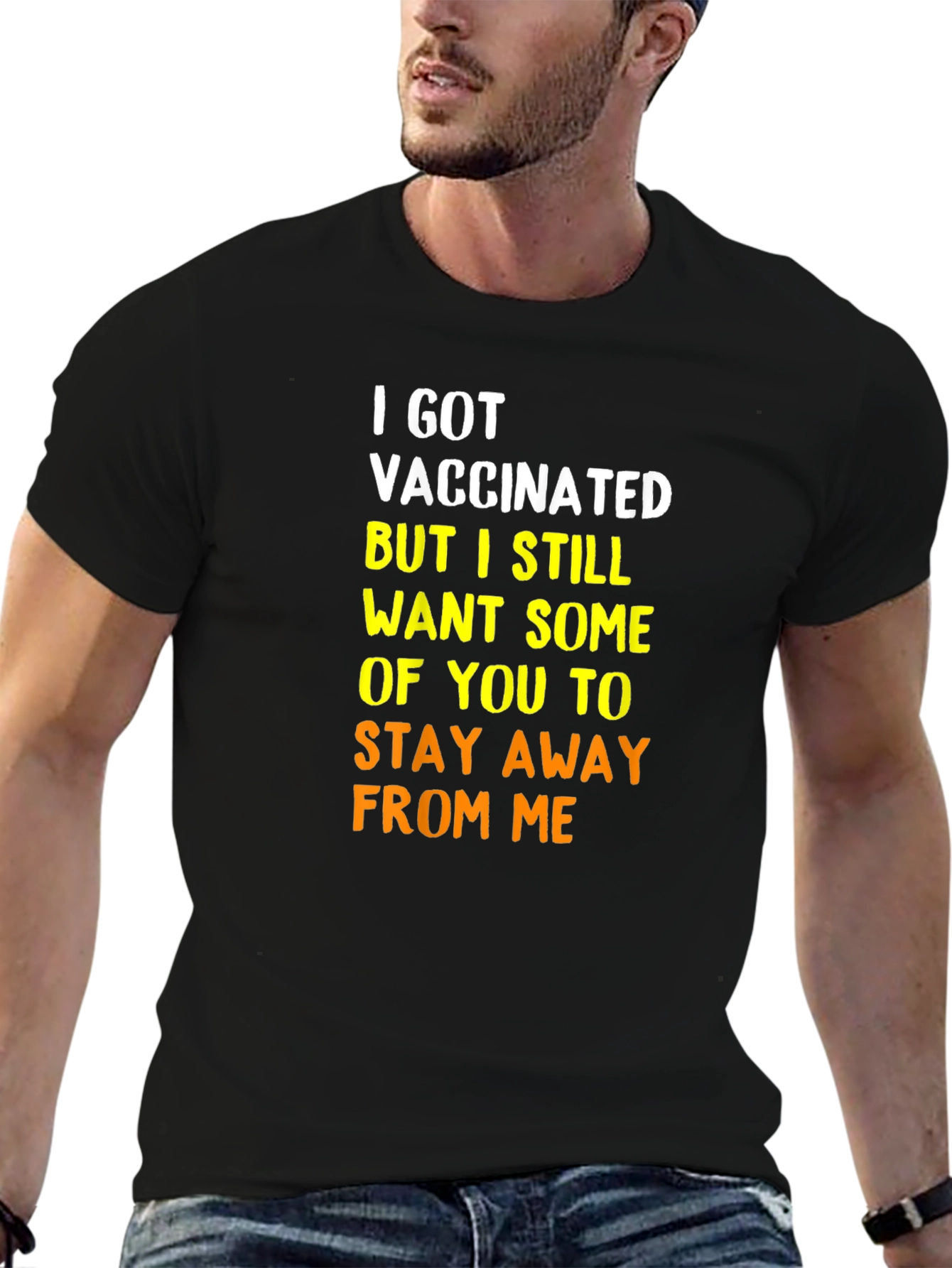Vaccinated Novelty Graphic T-Shirt