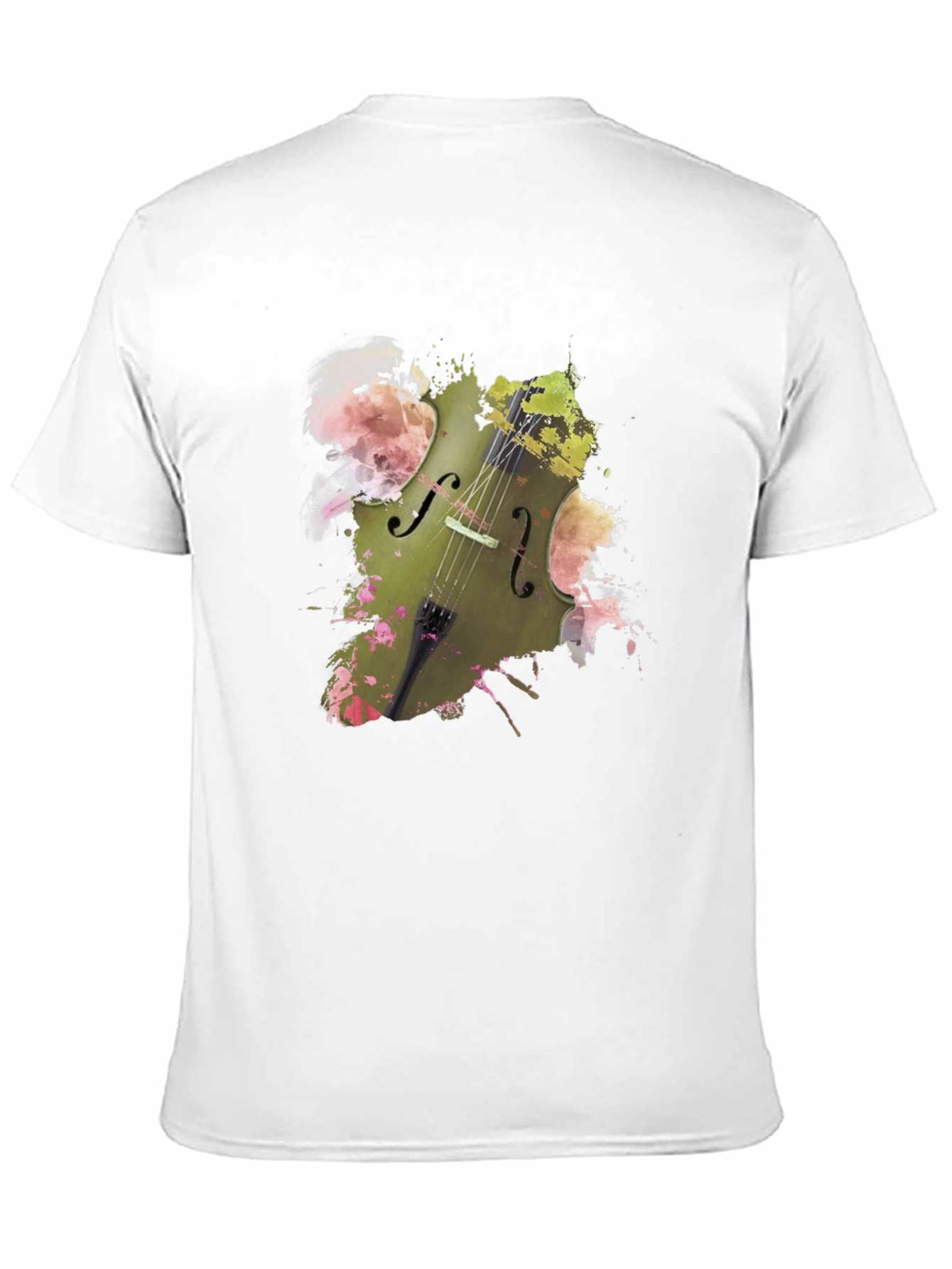 Musical Harmony Tee - Abstract Cello Design