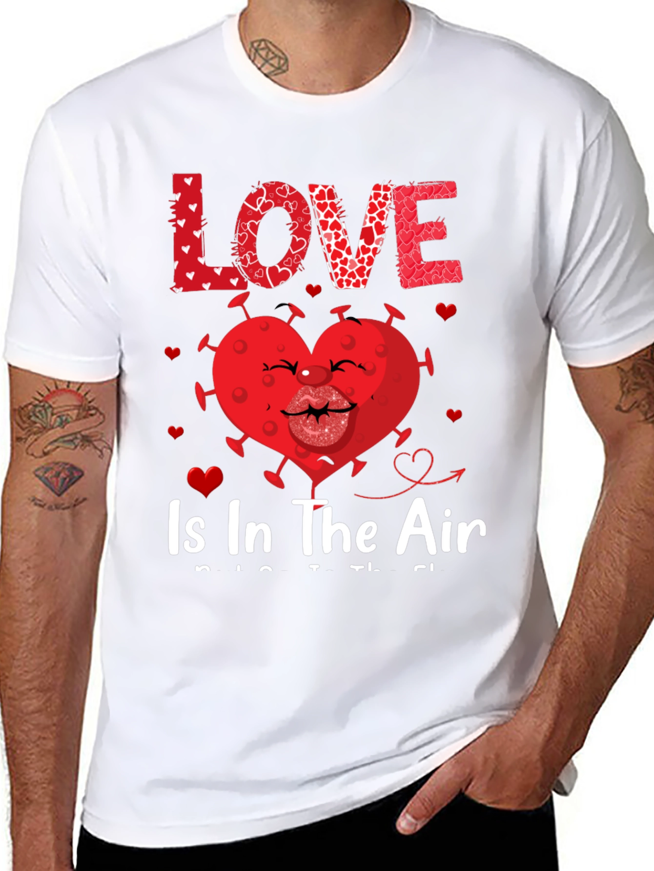 Love Is In The Air Valentines T-Shirt