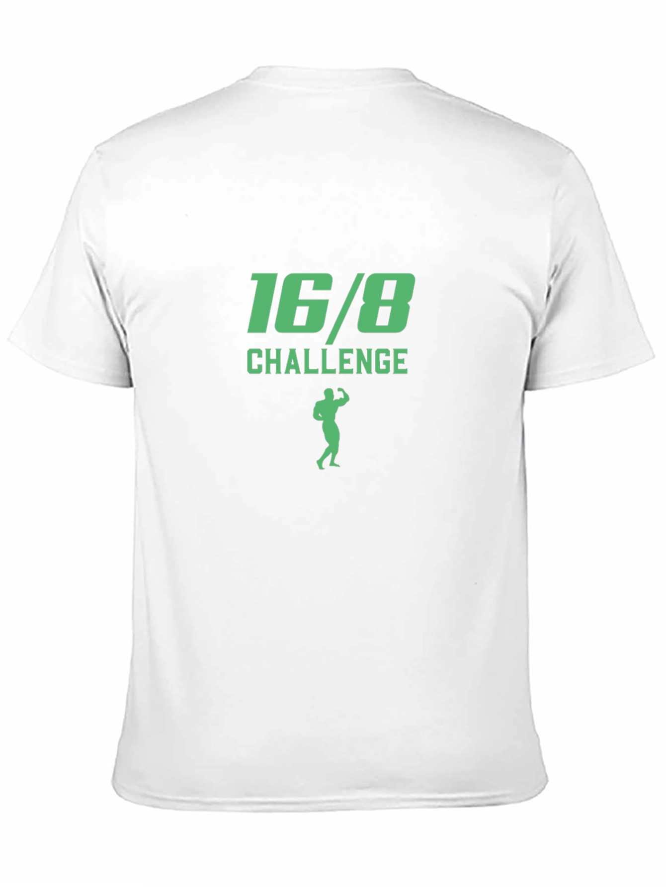 16/8 Challenge Graphic Tee - Black Cotton T-Shirt