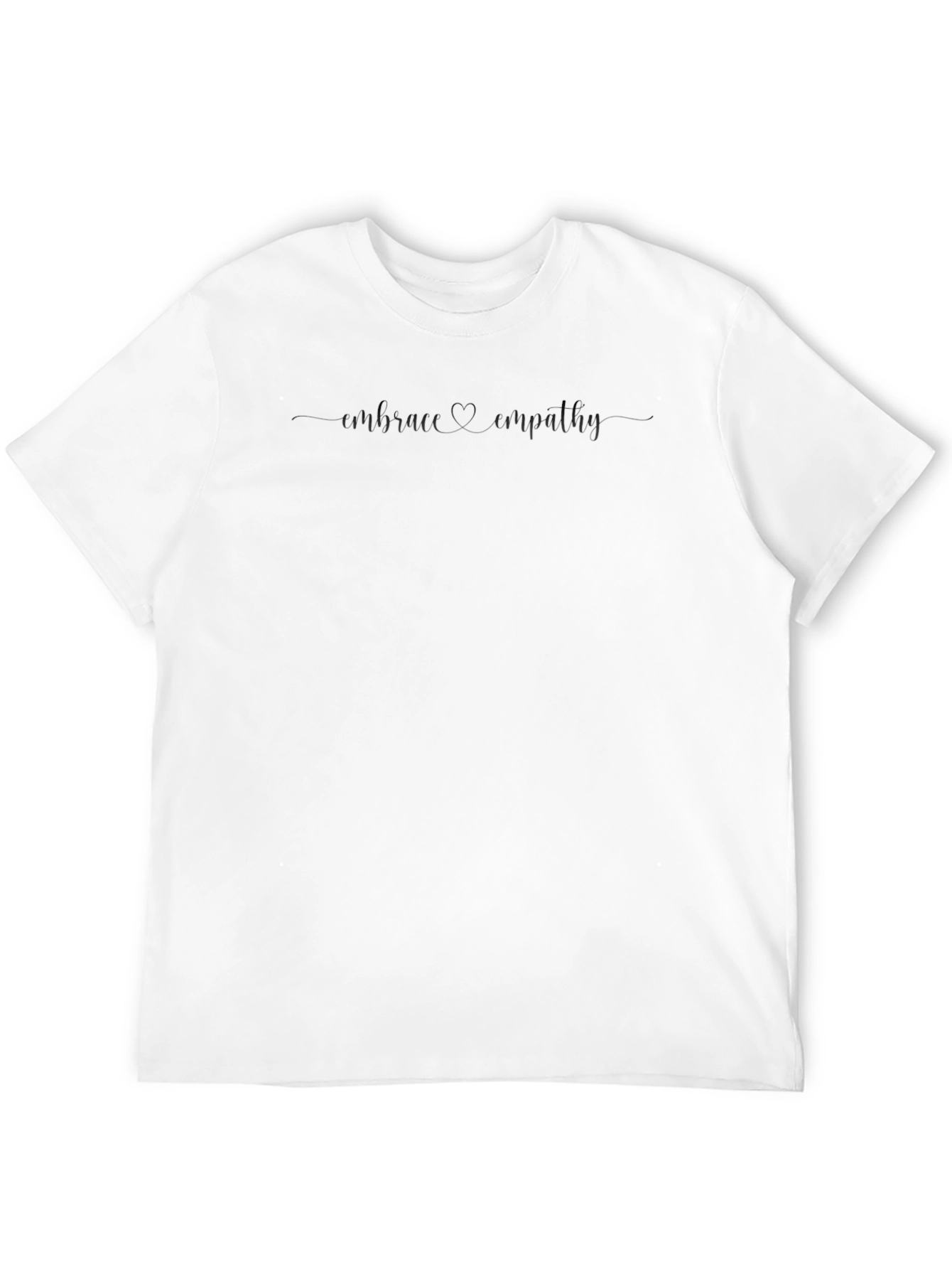 Embrace Empathy Black Graphic Tee