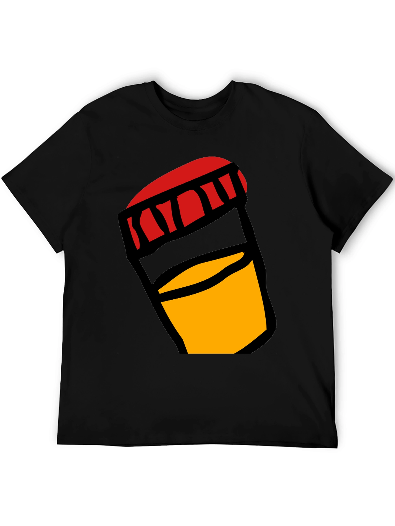 Bold Graphic Tee: Jar of Yellow Liquid