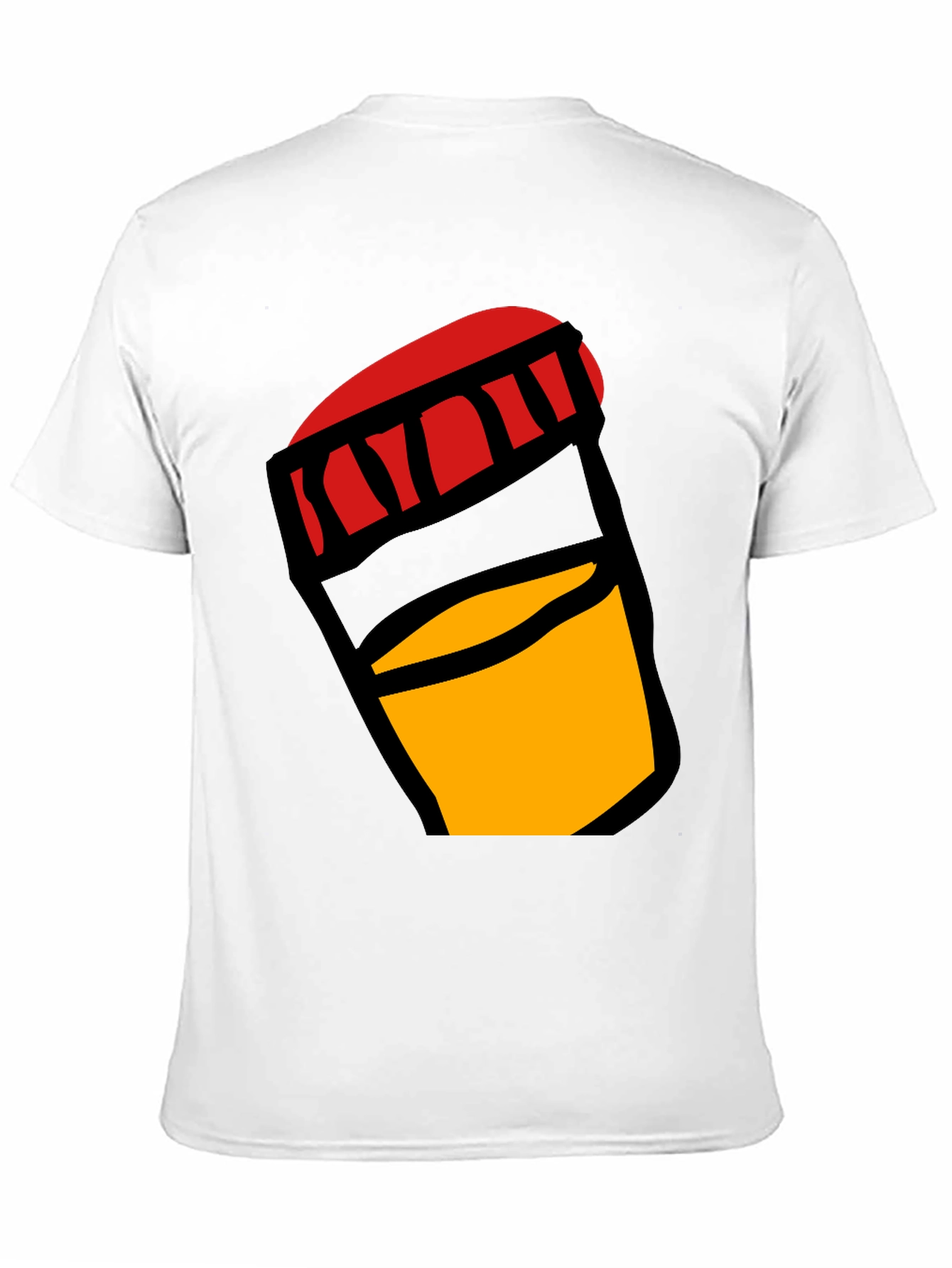 Bold Graphic Tee: Jar of Yellow Liquid