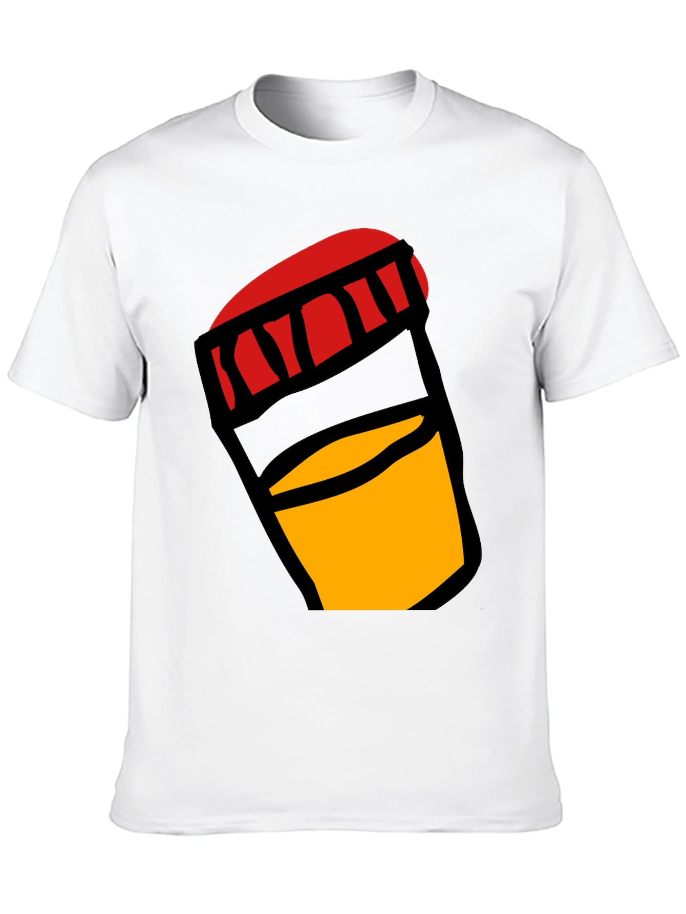 Bold Graphic Tee: Jar of Yellow Liquid