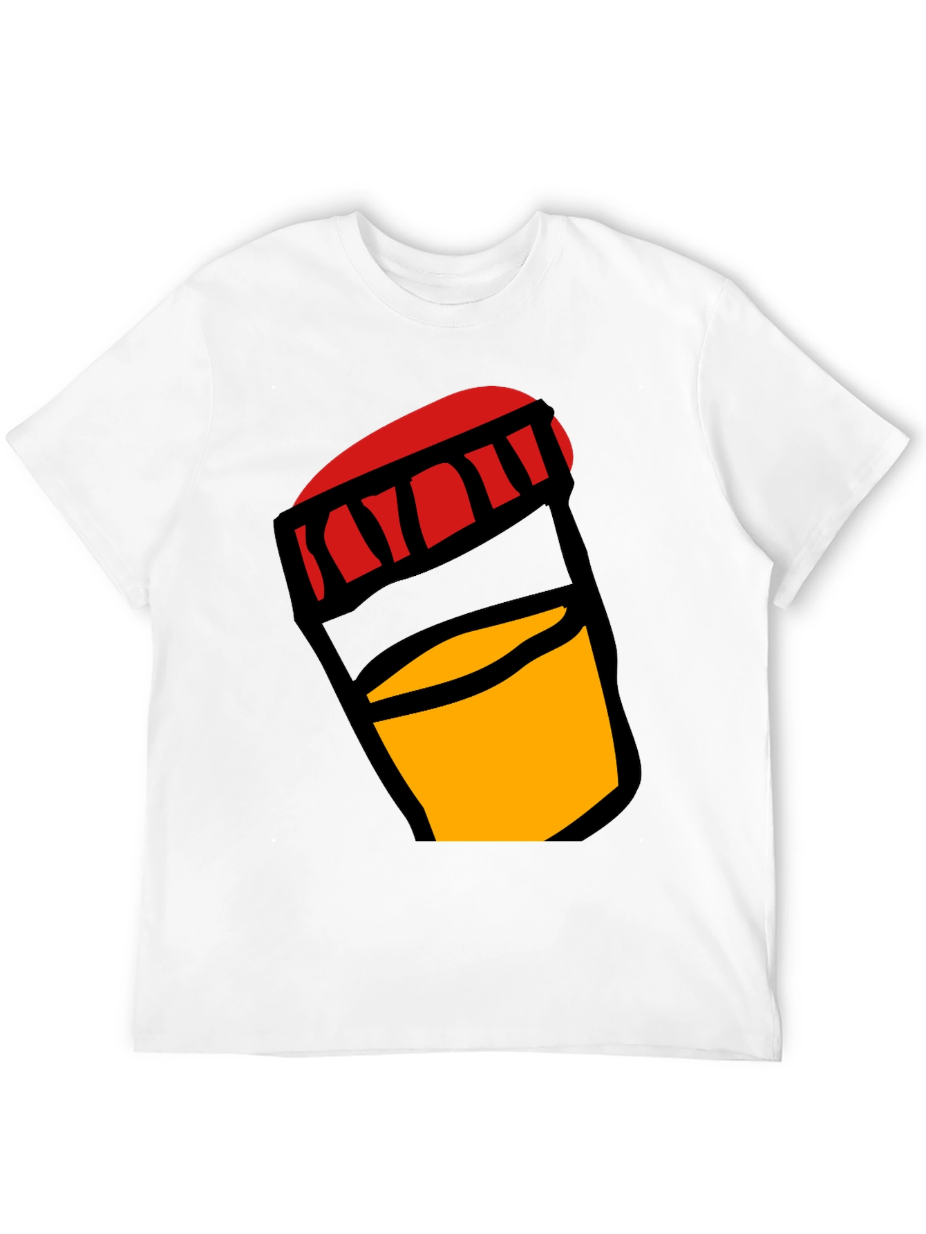 Bold Graphic Tee: Jar of Yellow Liquid