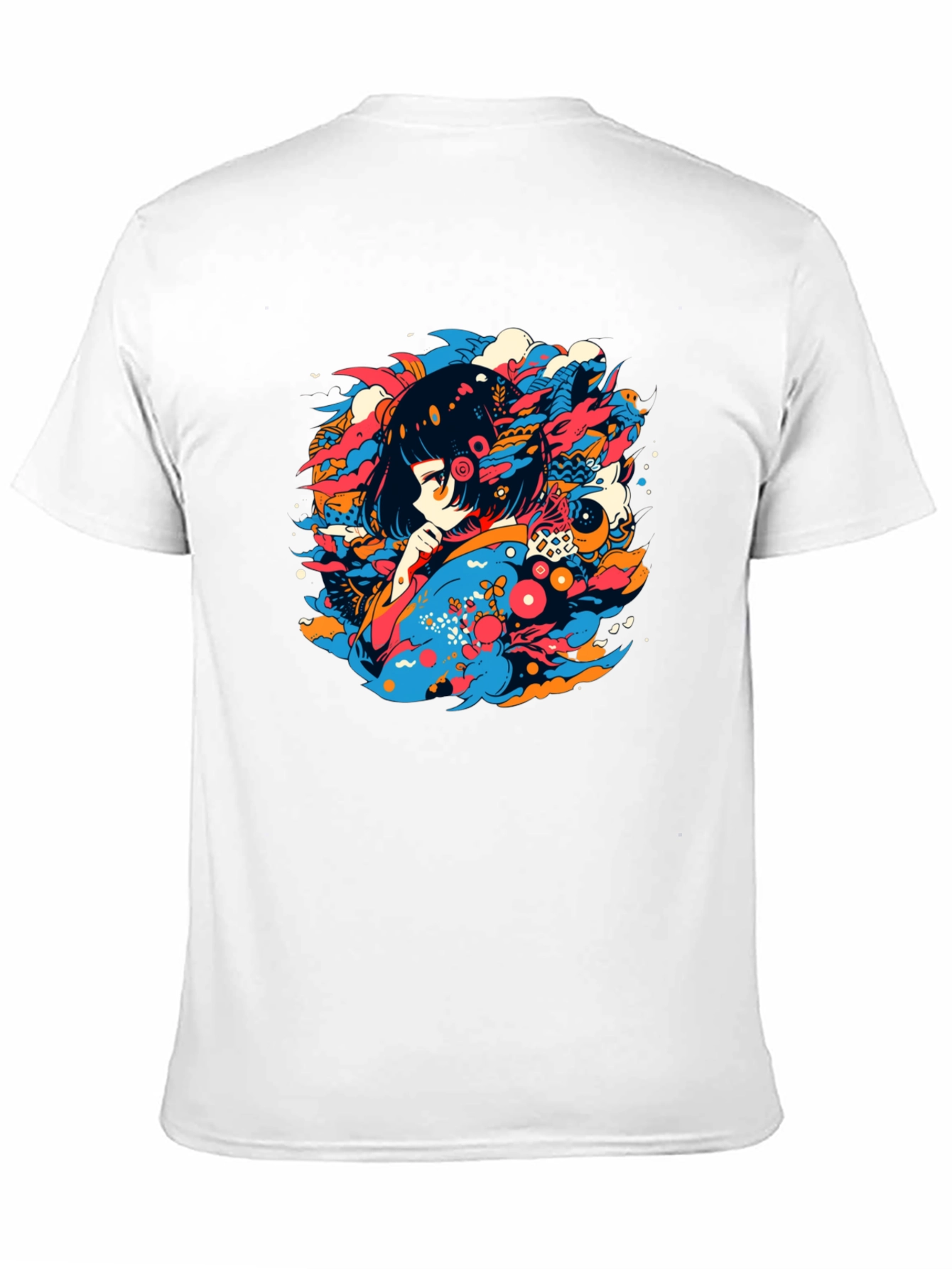 Anime Girl Graphic Tee - Unique Streetwear