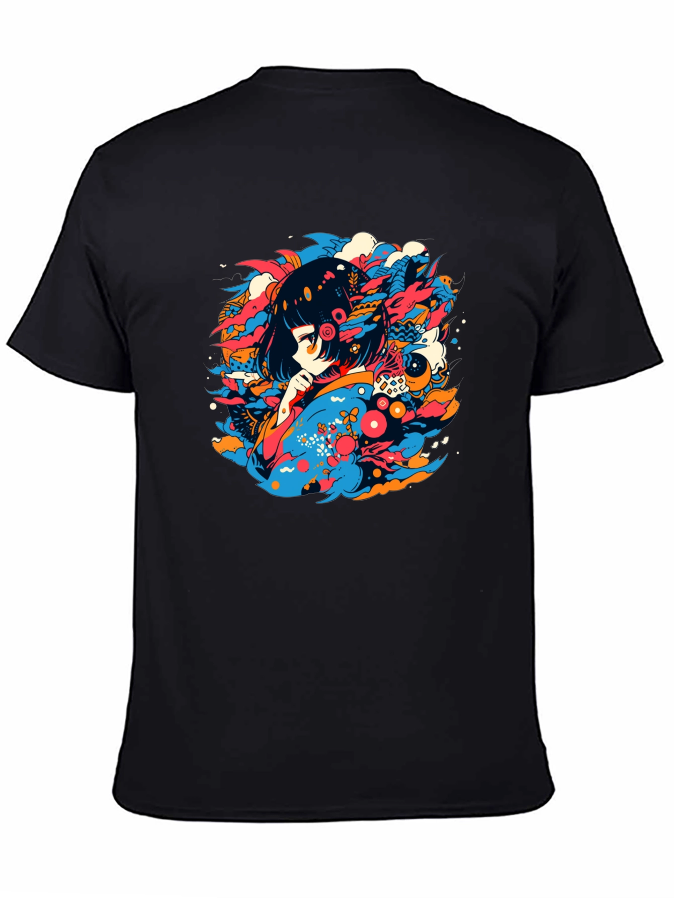 Anime Girl Graphic Tee - Unique Streetwear