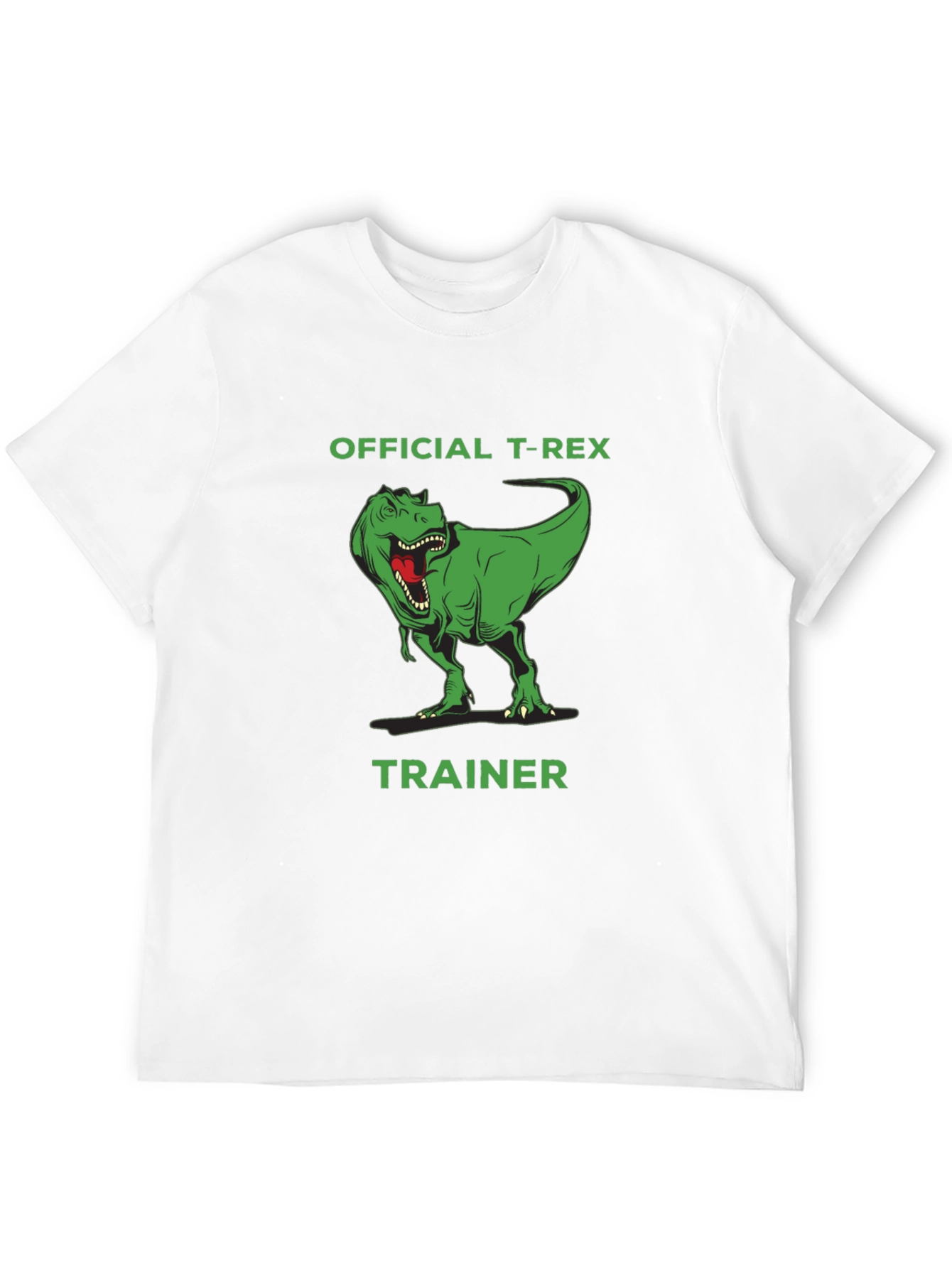 Official T-Rex Trainer Graphic Tee - Black Cotton