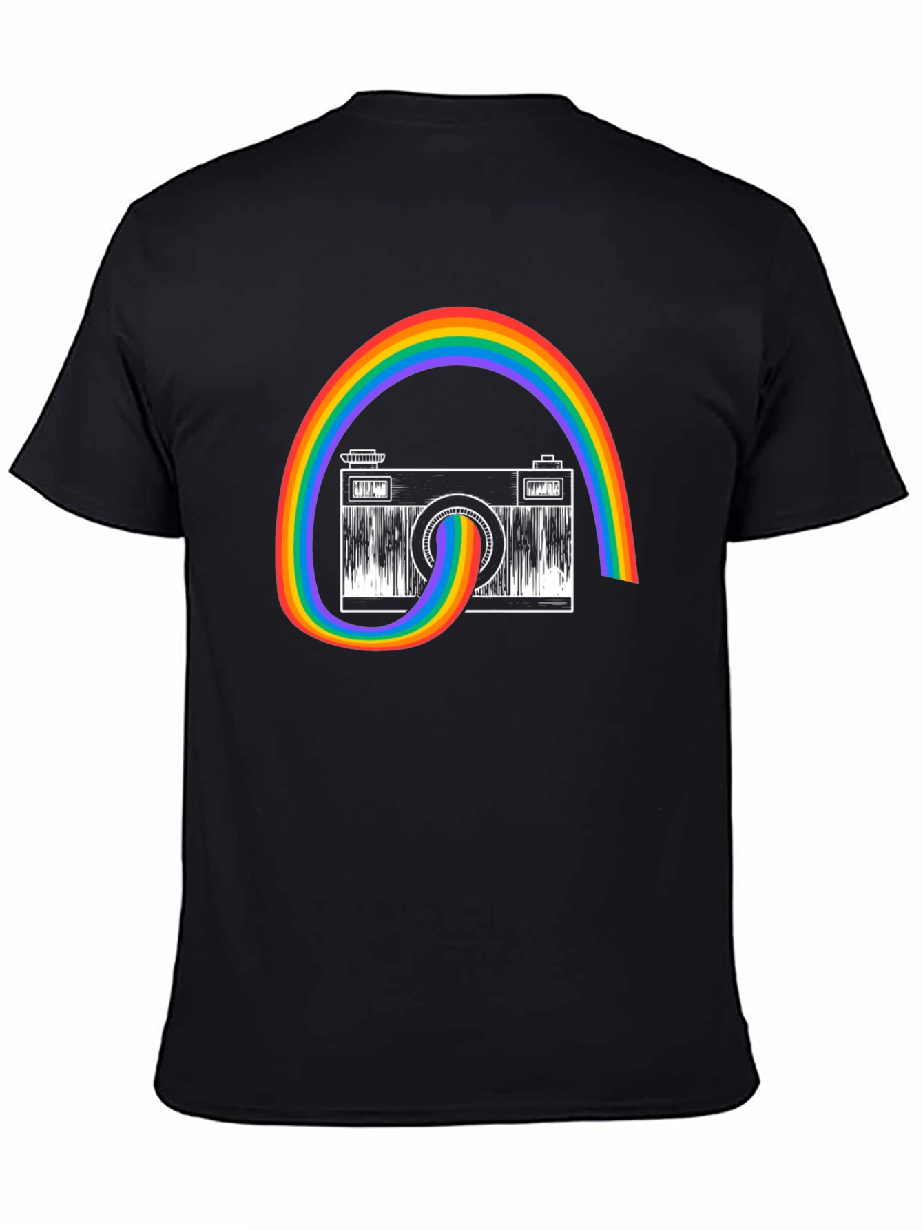 Rainbow Camera Graphic Tee