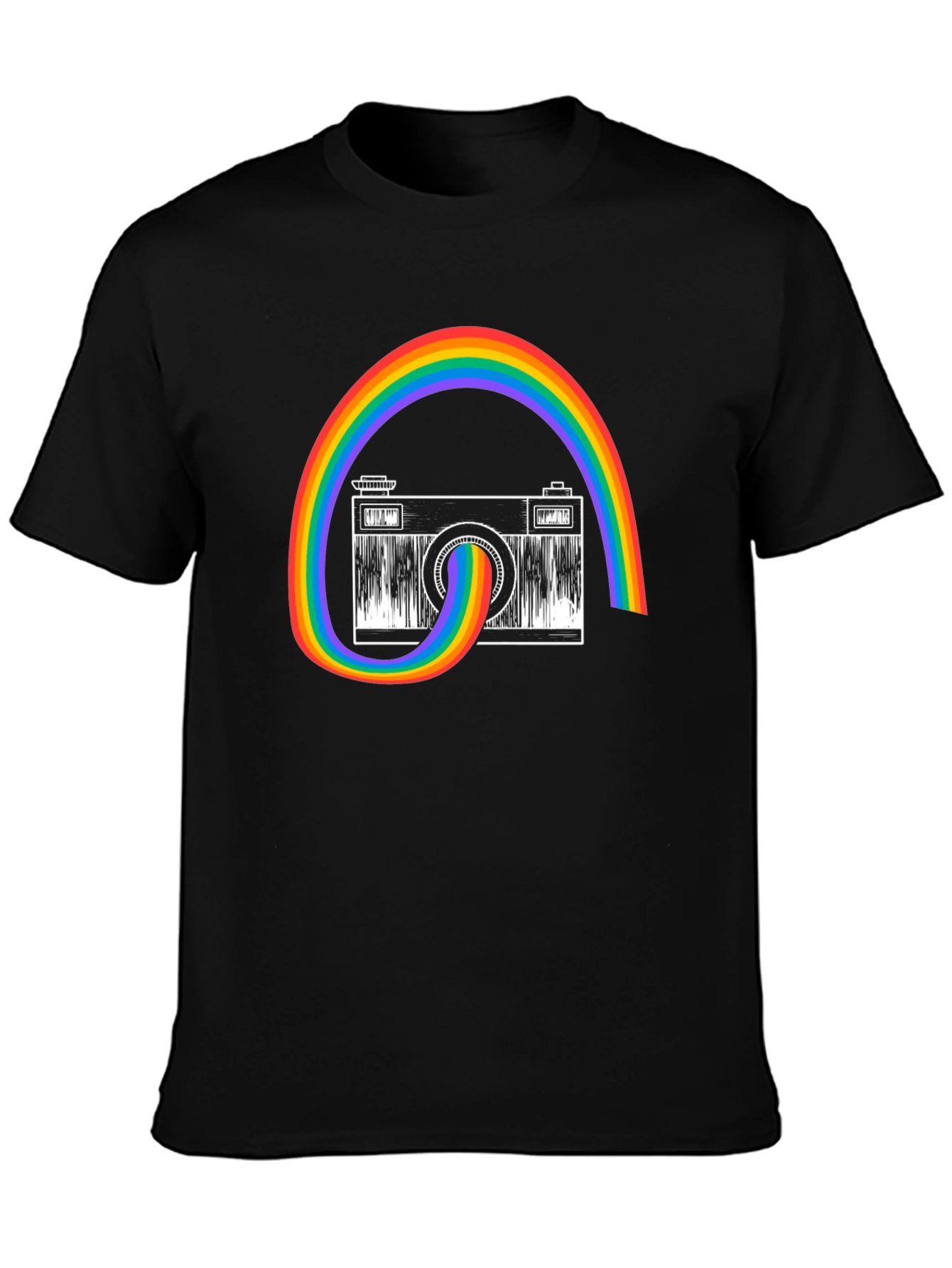 Rainbow Camera Graphic Tee