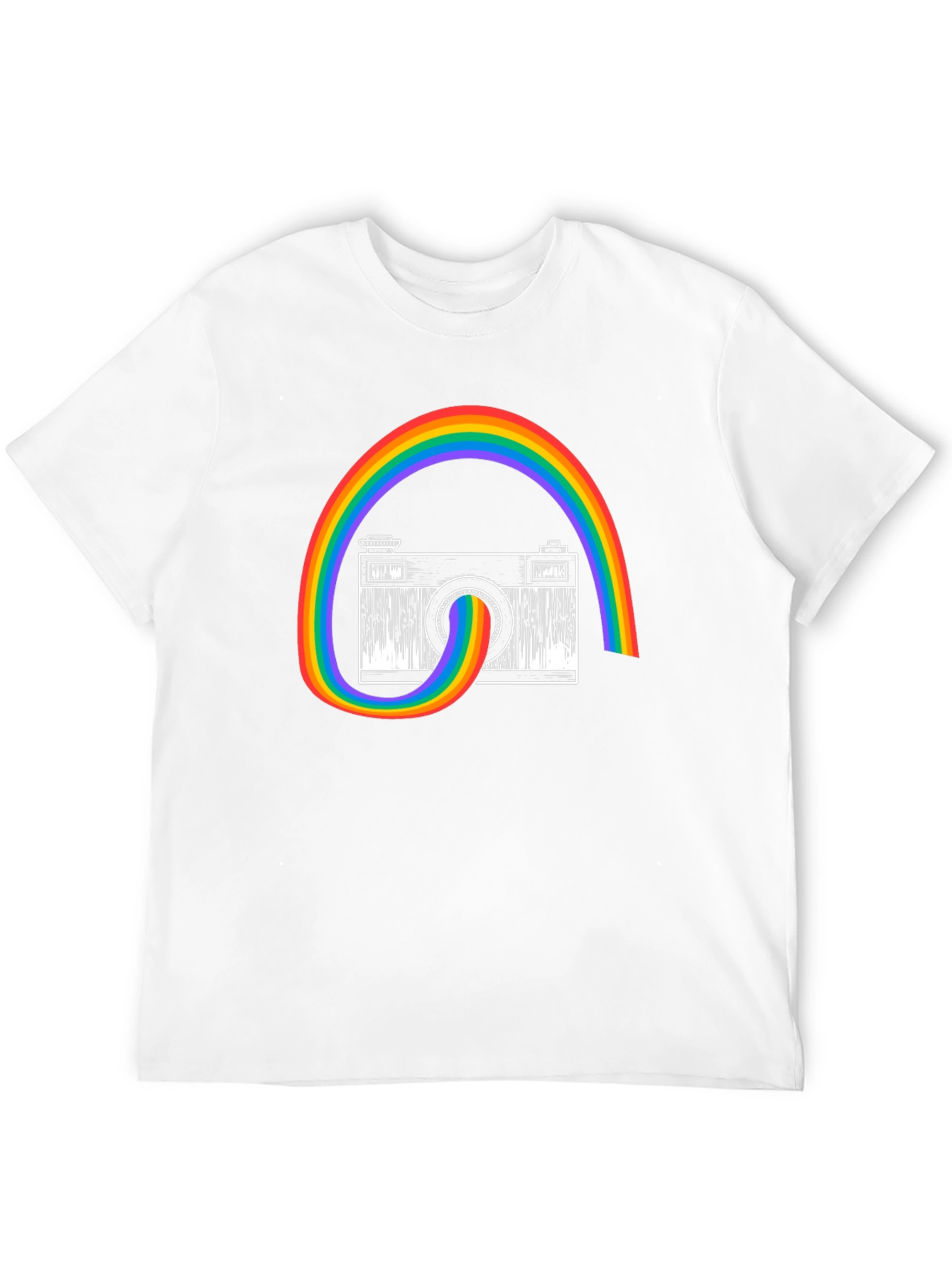 Rainbow Camera Graphic Tee