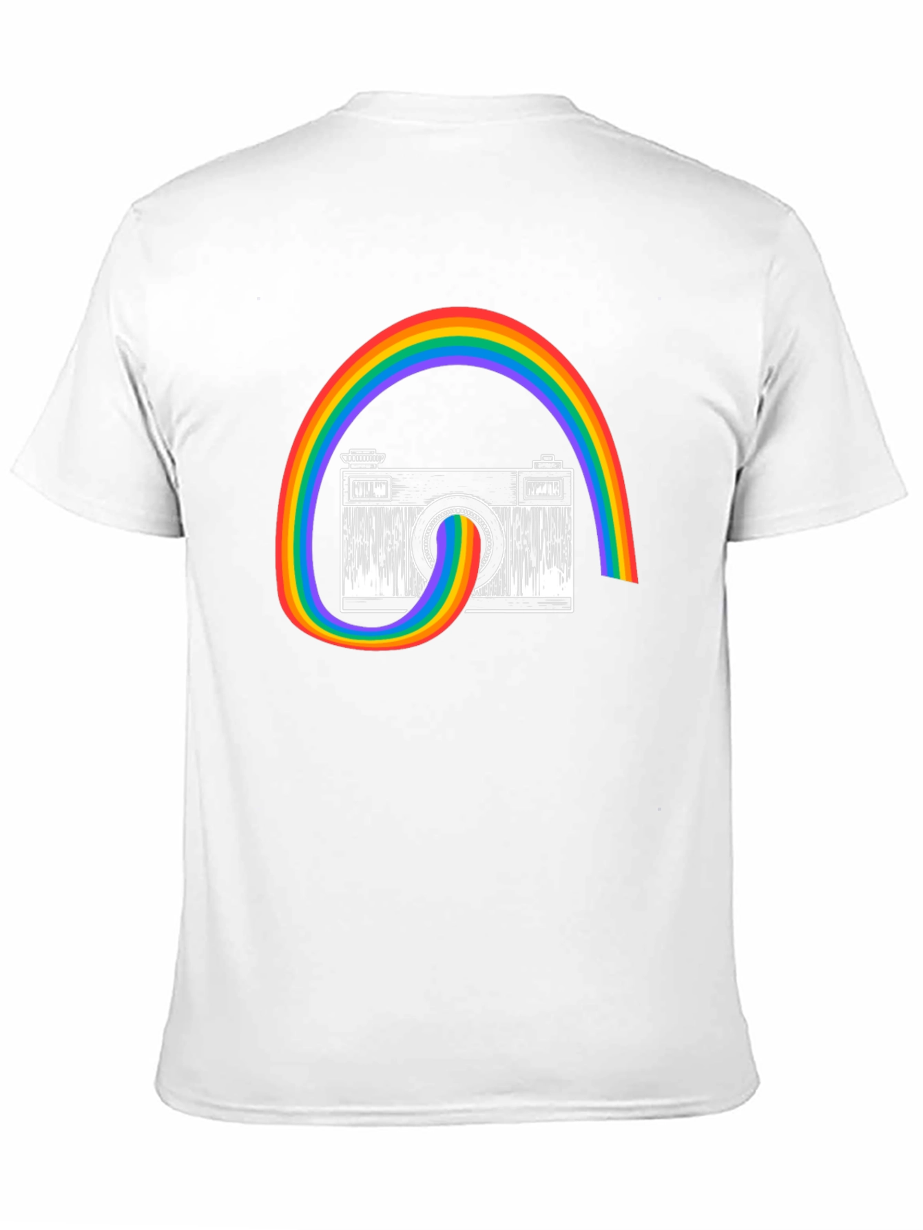 Rainbow Camera Graphic Tee