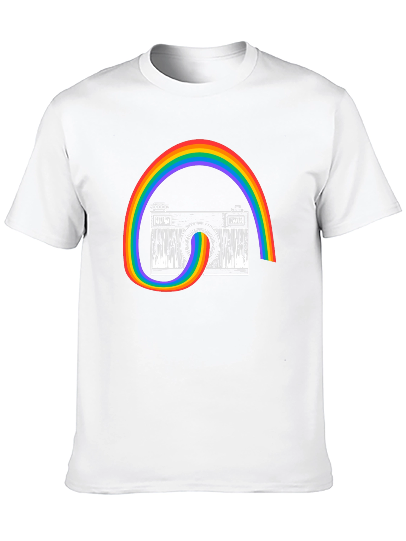 Rainbow Camera Graphic Tee