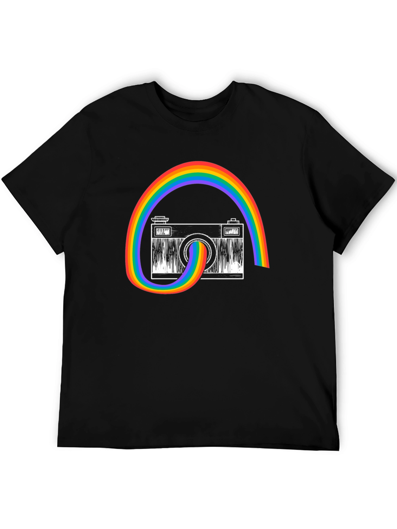 Rainbow Camera Graphic Tee