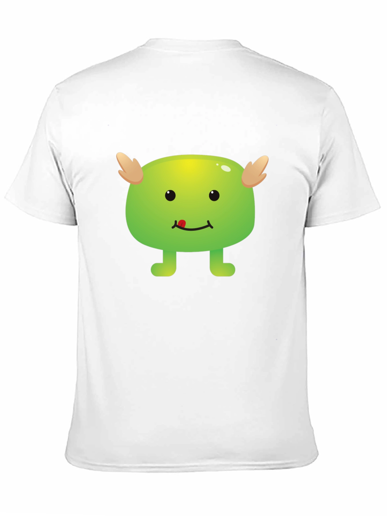 Cute Monster Graphic Black T-Shirt