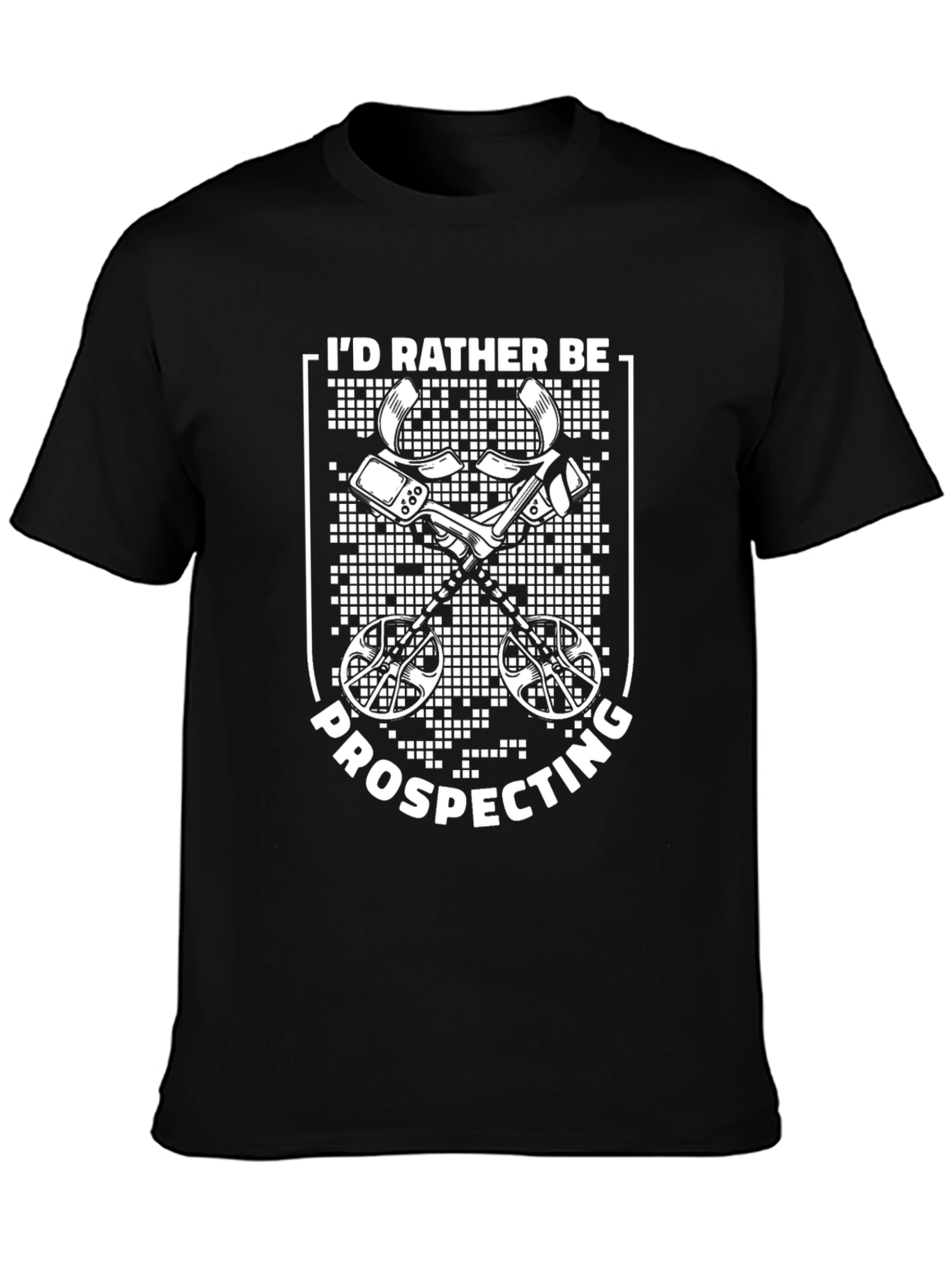 Prospecting T-Shirt - Metal Detector Graphic