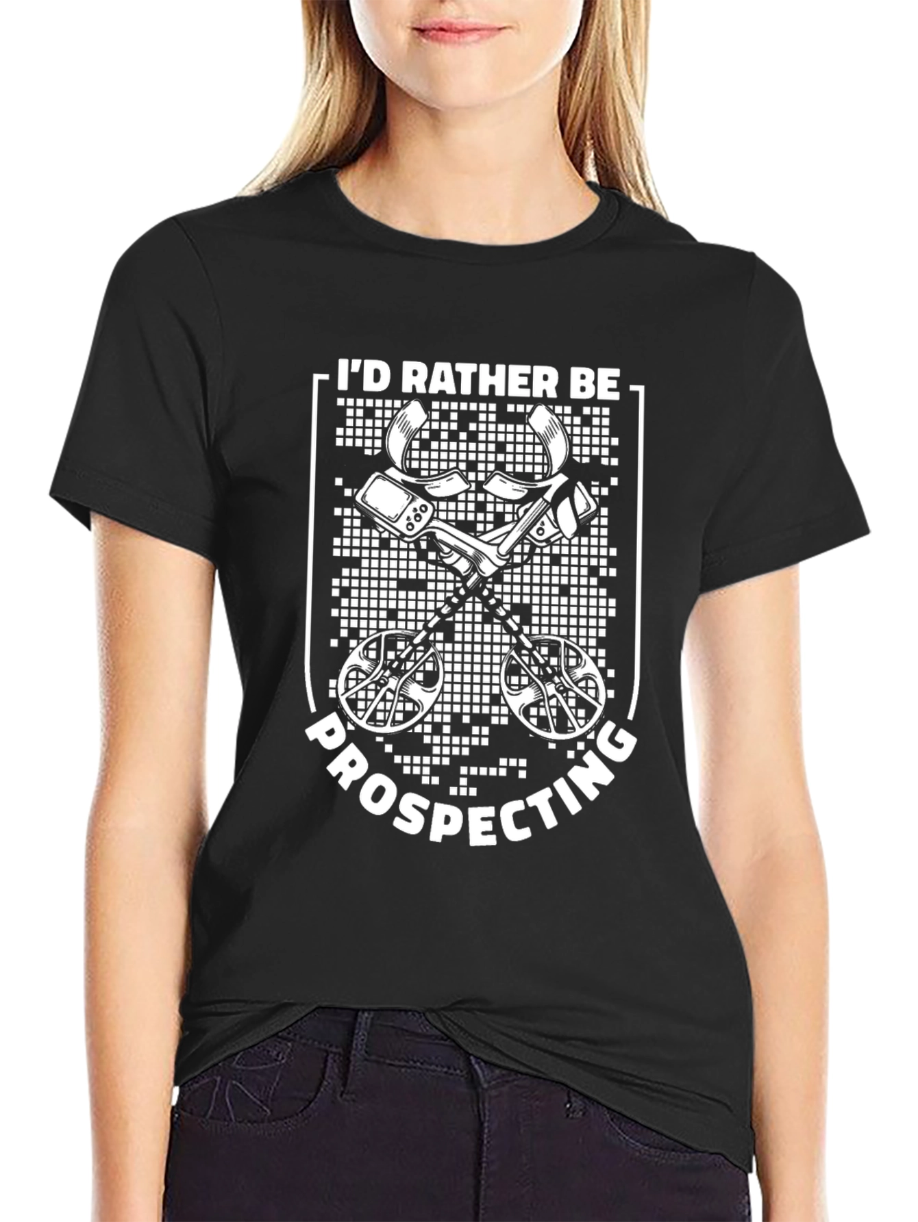 Prospecting T-Shirt - Metal Detector Graphic