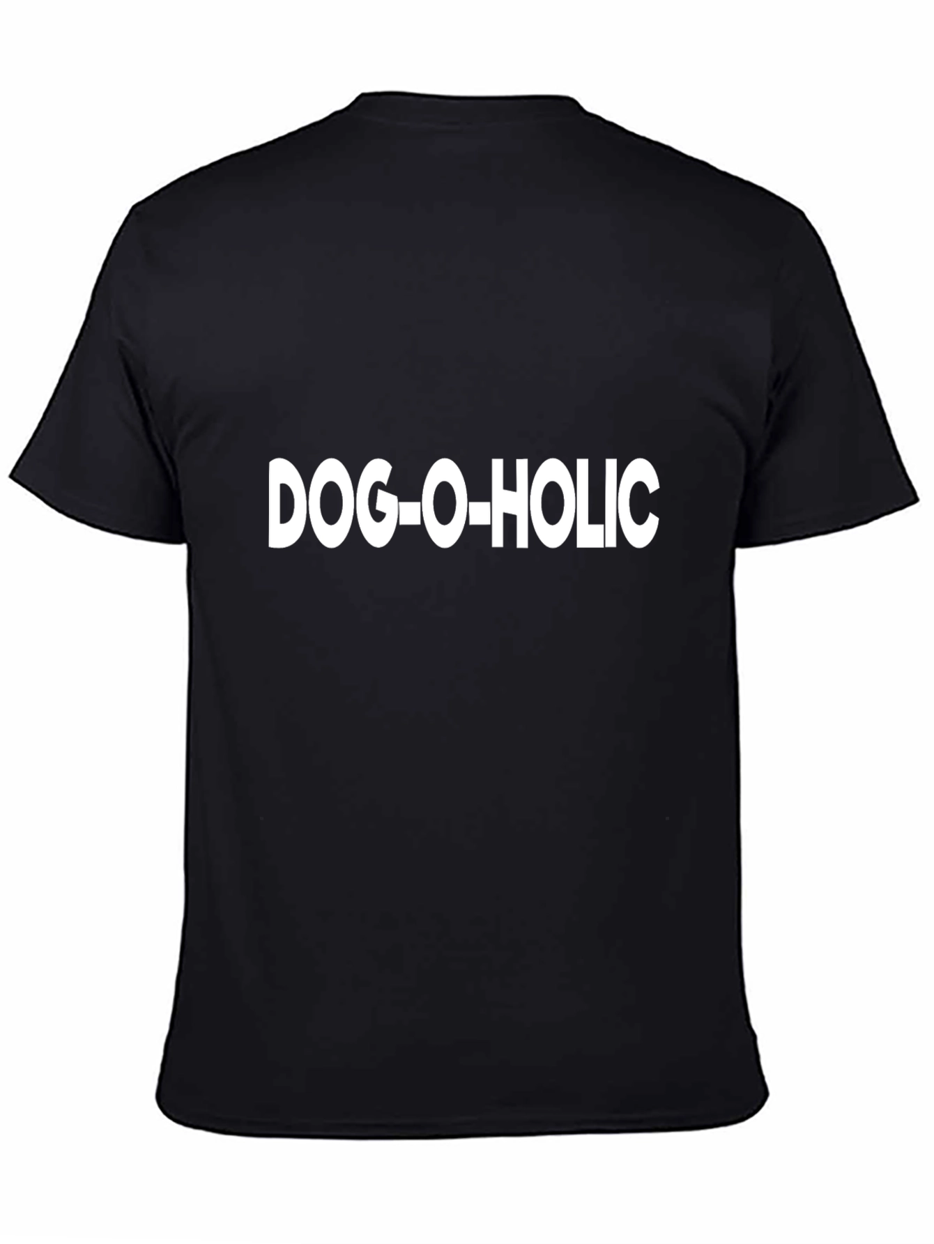 Dog-O-Holic Black T-Shirt