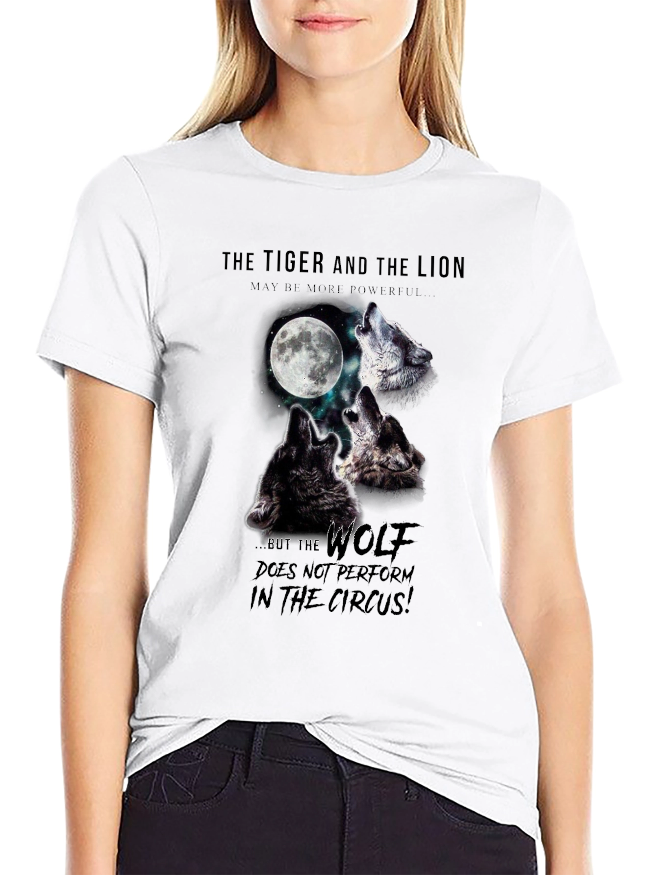 Wolf Pack T-Shirt - Howling at the Moon
