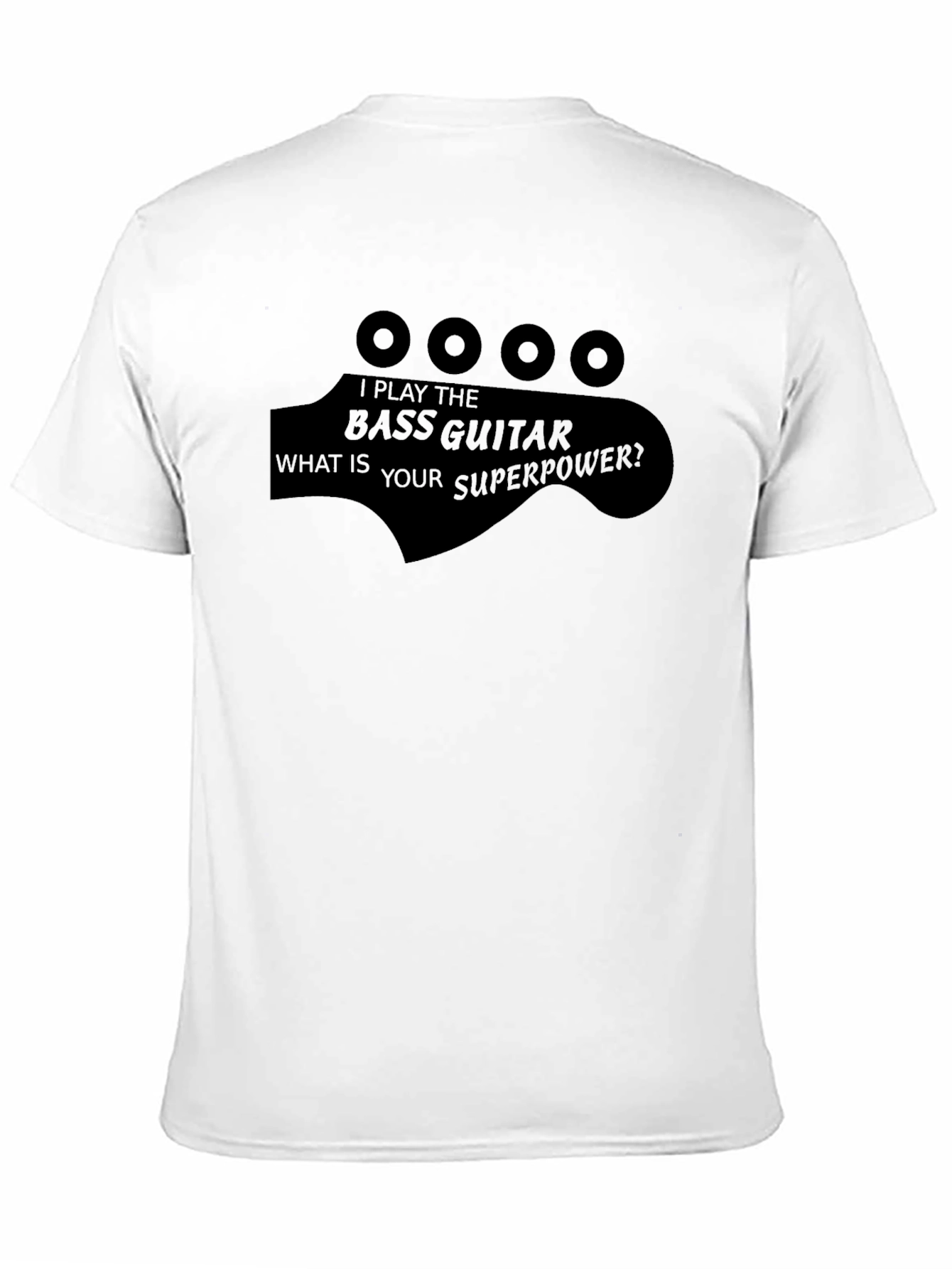 Bass Guitar Superpower T-Shirt - Music Lover Tee