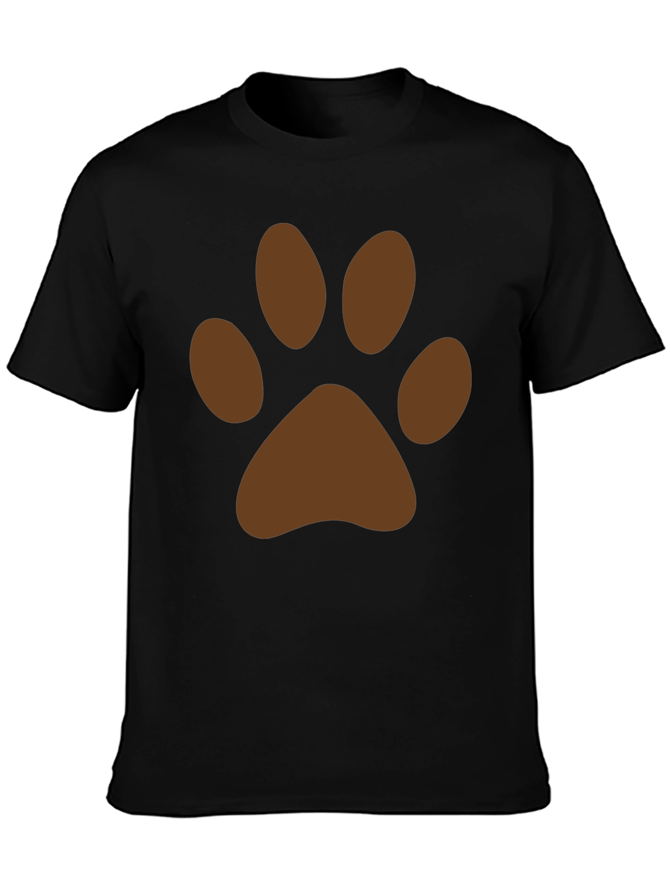 Paw Print Graphic T-Shirt - Casual Style