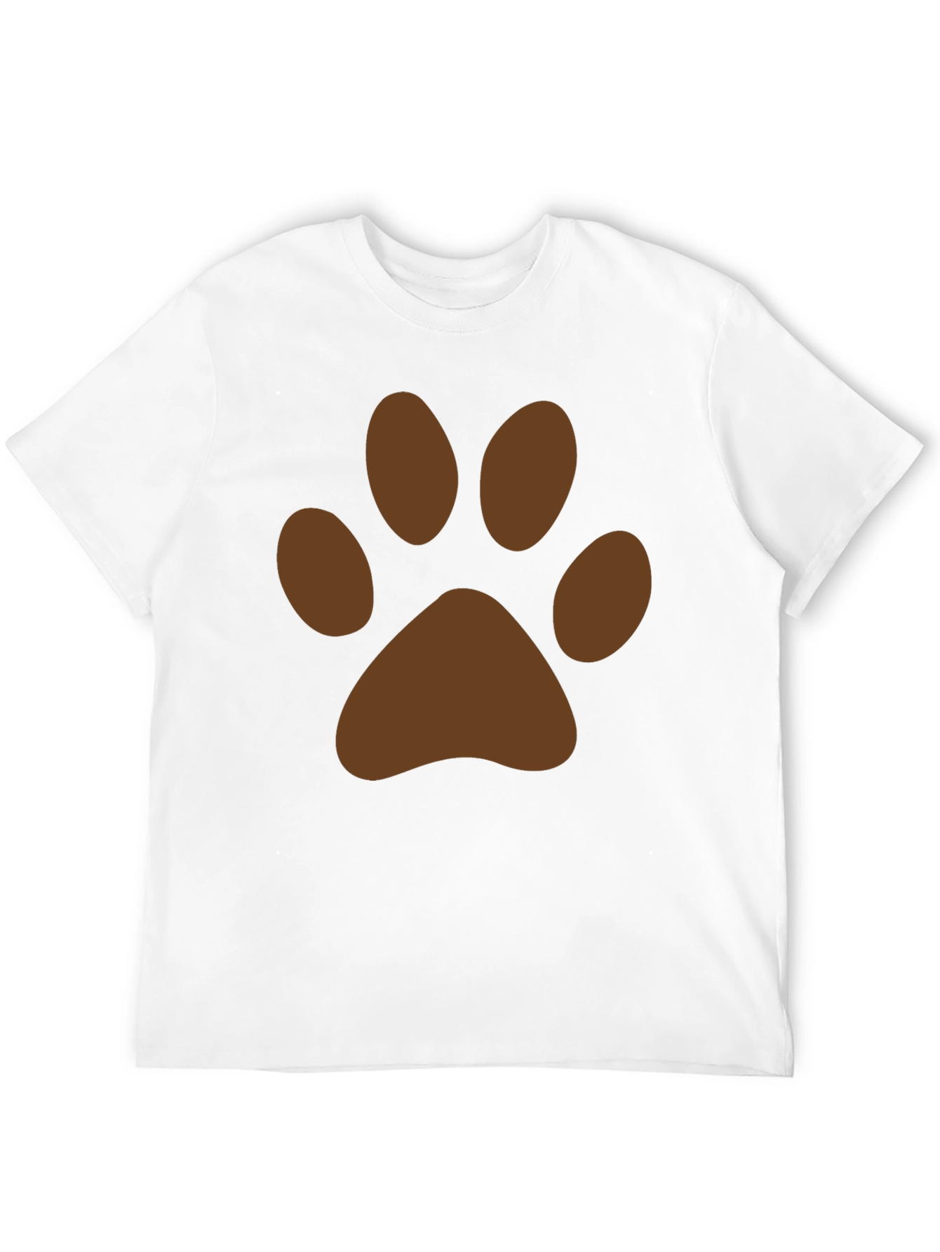 Paw Print Graphic T-Shirt - Casual Style