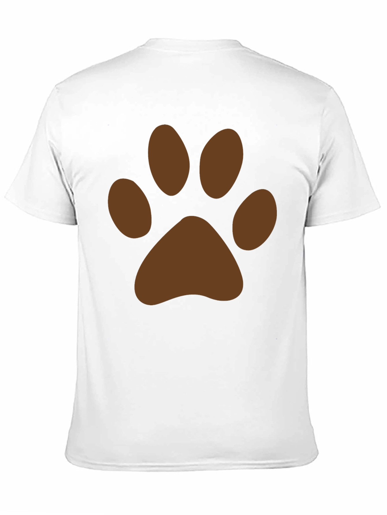 Paw Print Graphic T-Shirt - Casual Style