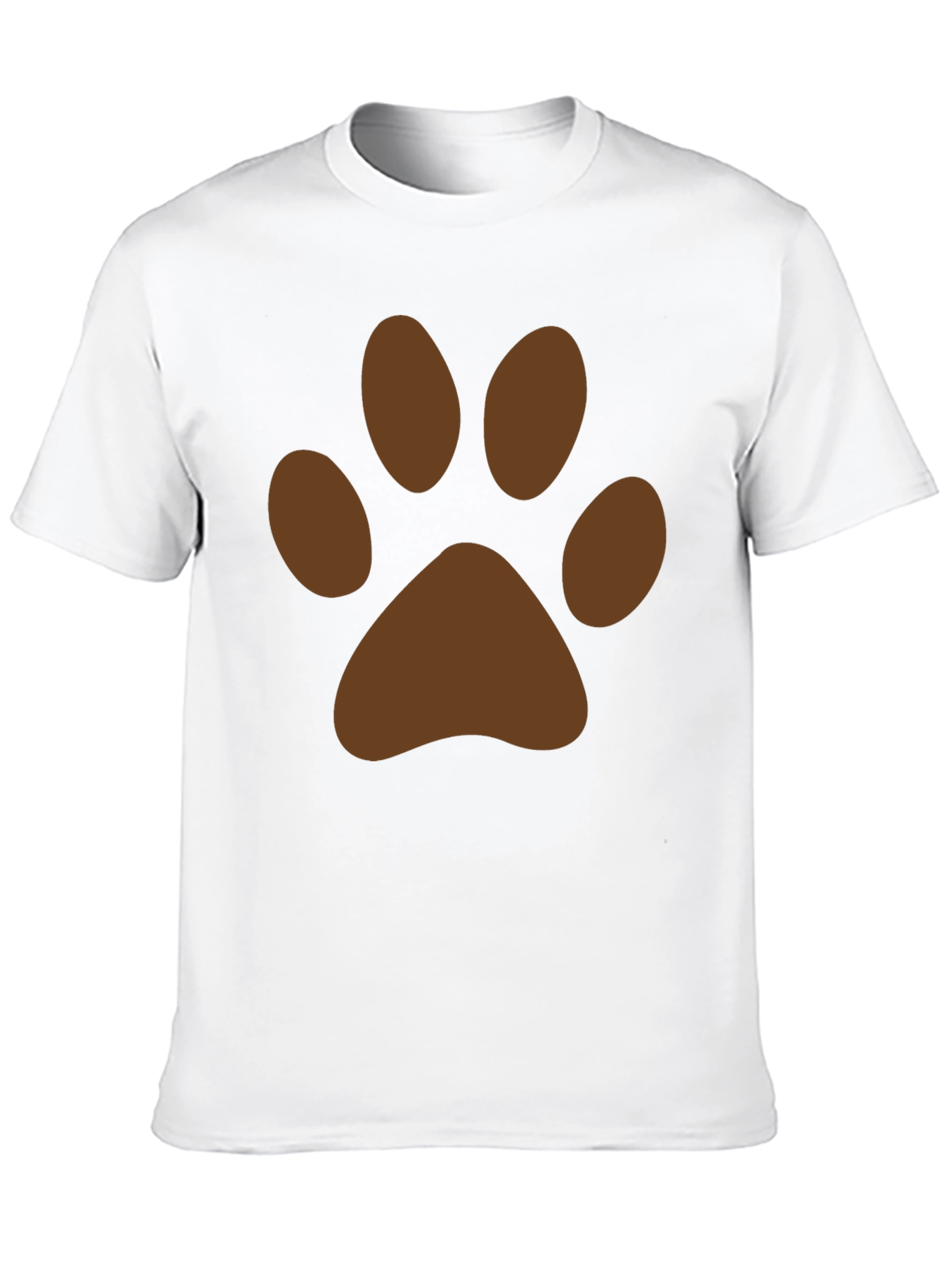 Paw Print Graphic T-Shirt - Casual Style