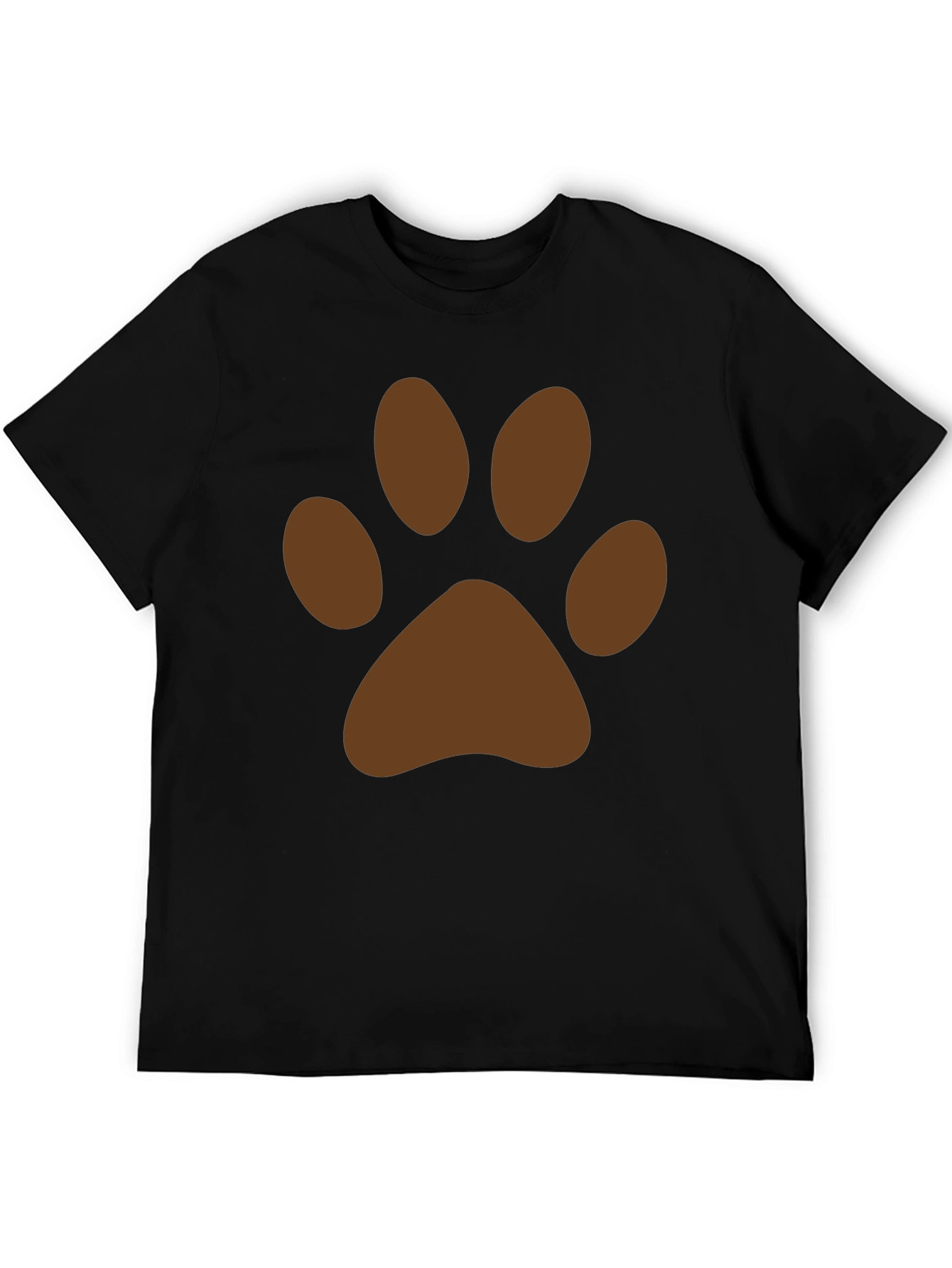 Paw Print Graphic T-Shirt - Casual Style