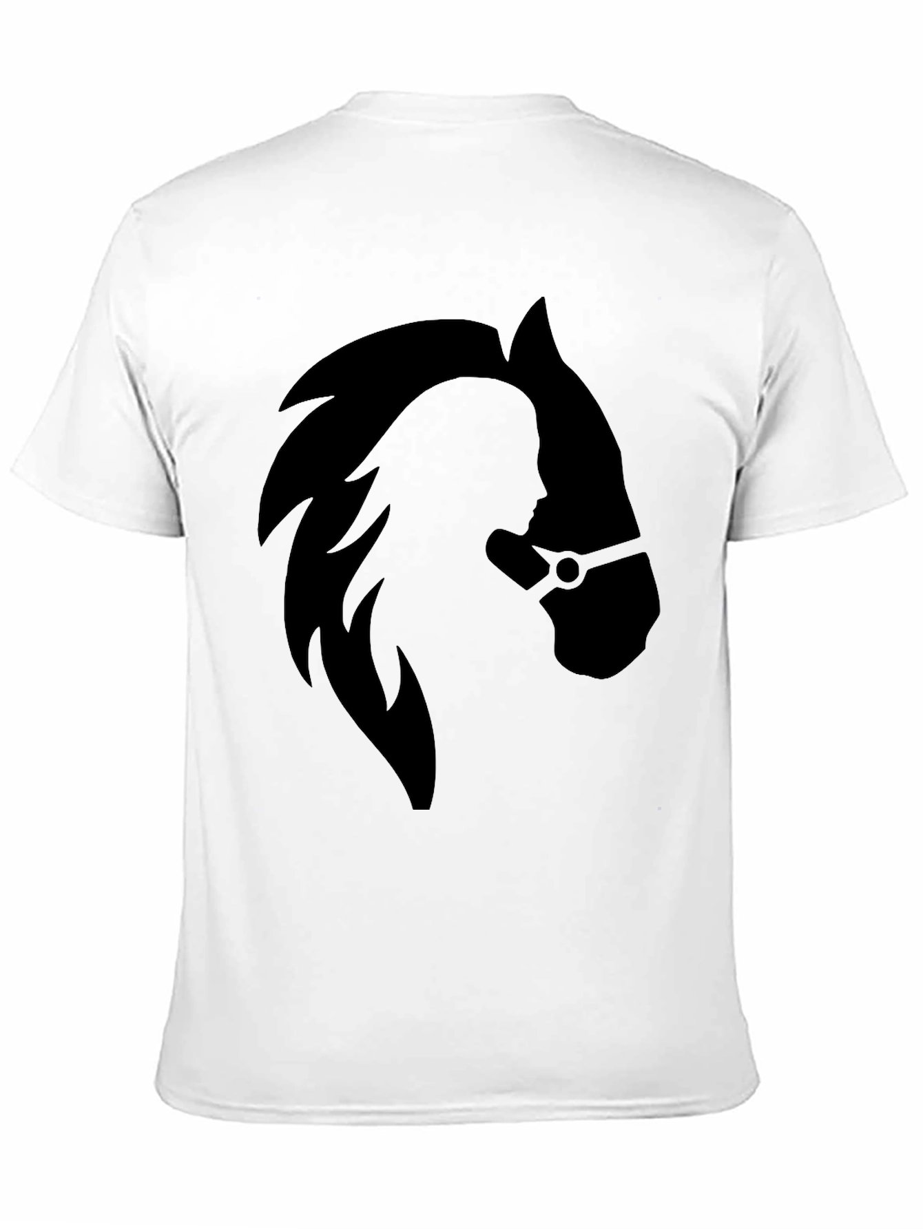 Equestrian Silhouette Black T-Shirt