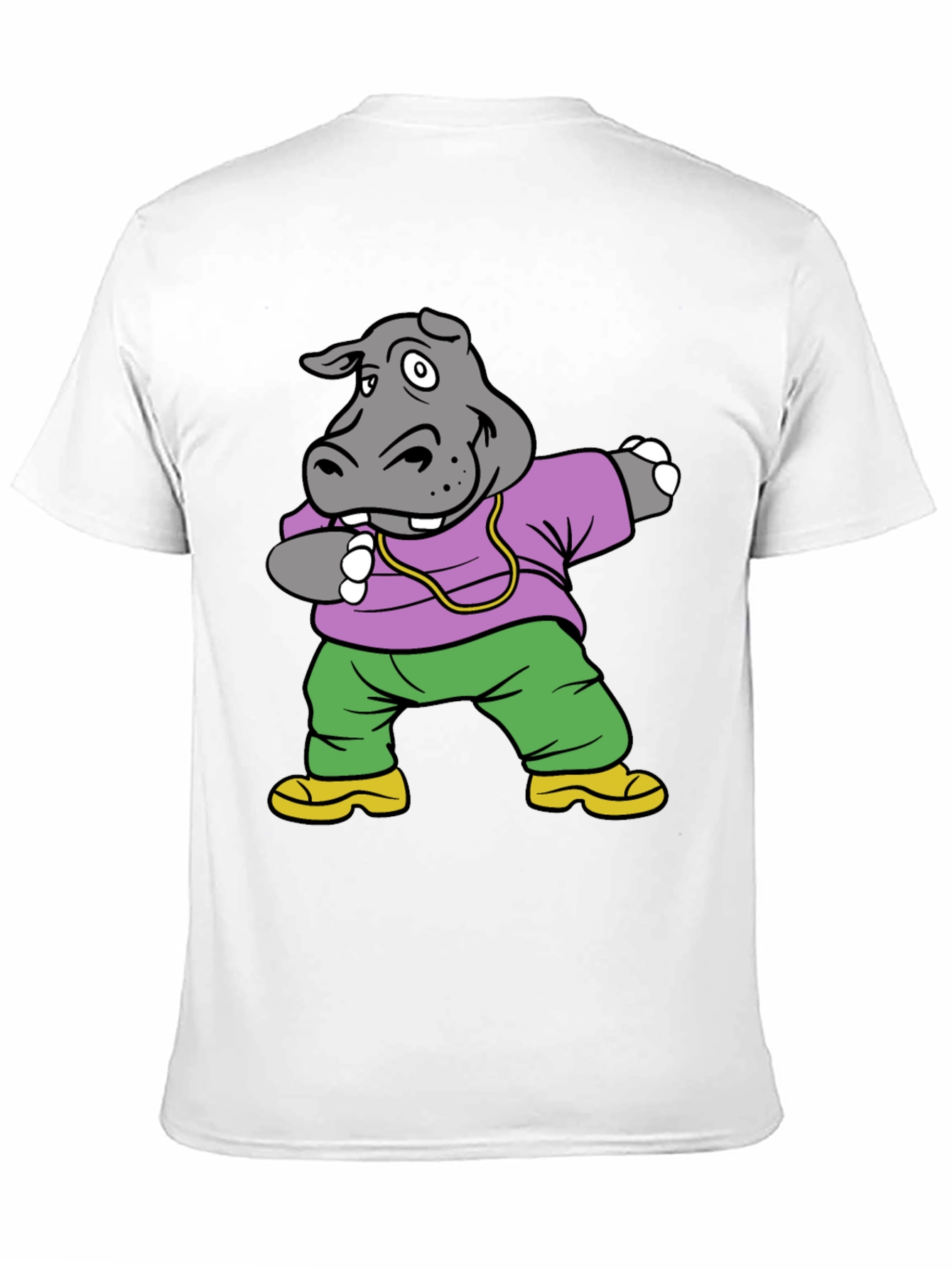 Dabbing Hippo Graphic Tee - Fun & Stylish