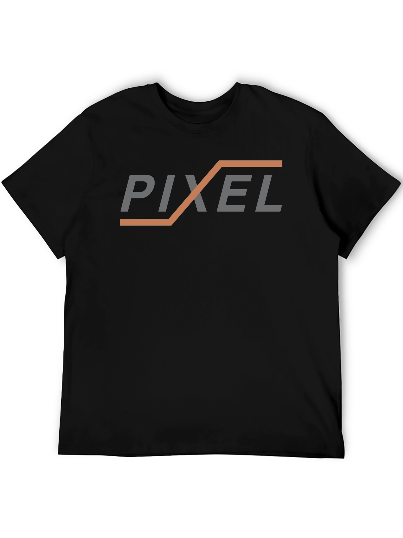 Pixel Graphic Tee - Stylish Black Cotton Blend Shirt