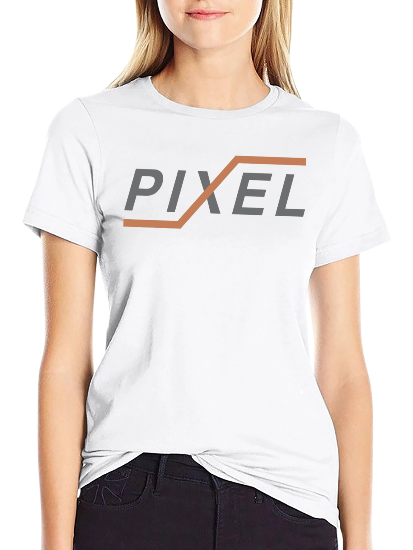 Pixel Graphic Tee - Stylish Black Cotton Blend Shirt