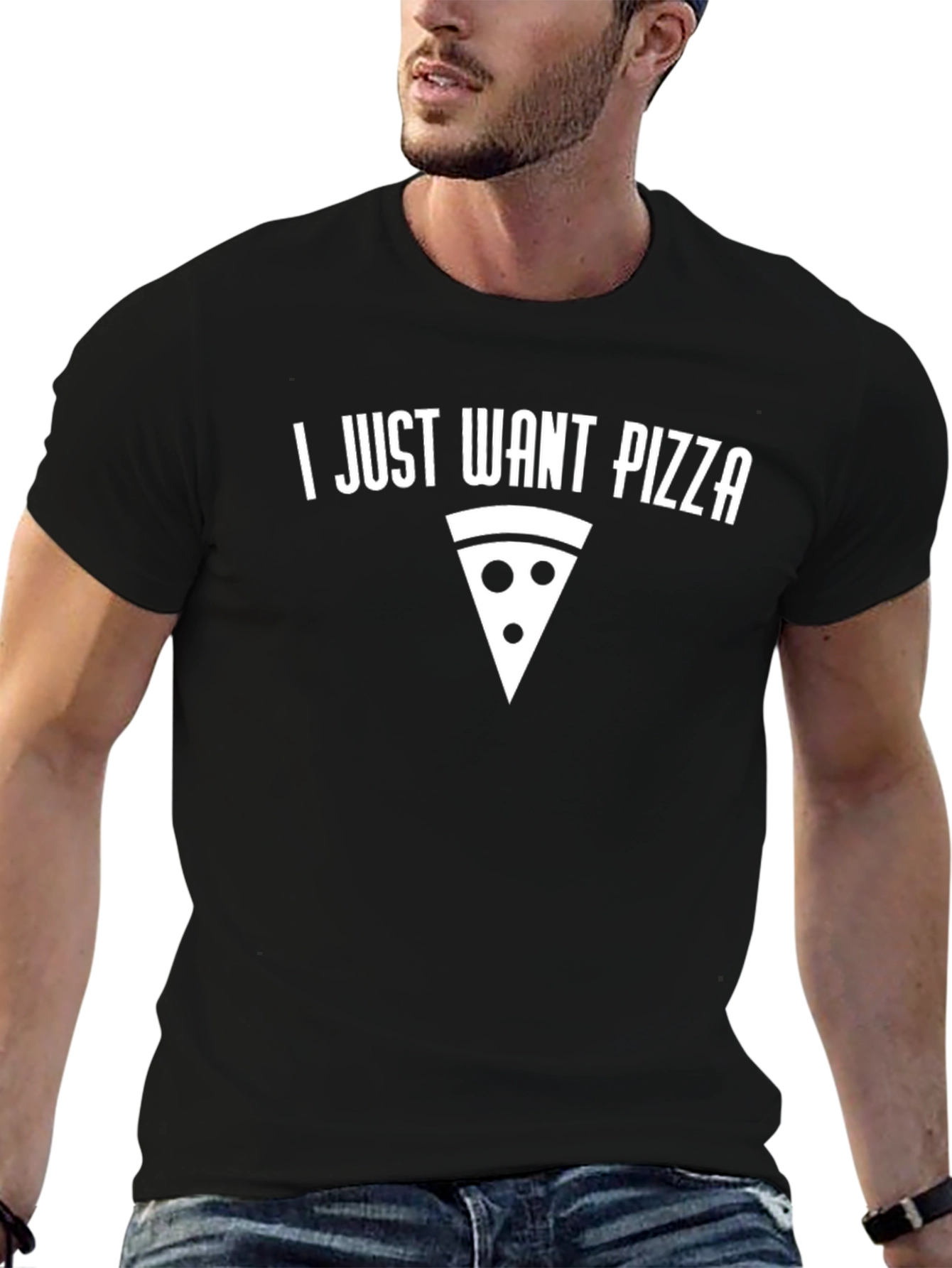 I Just Want Pizza Graphic T-Shirt - Foodie Tee