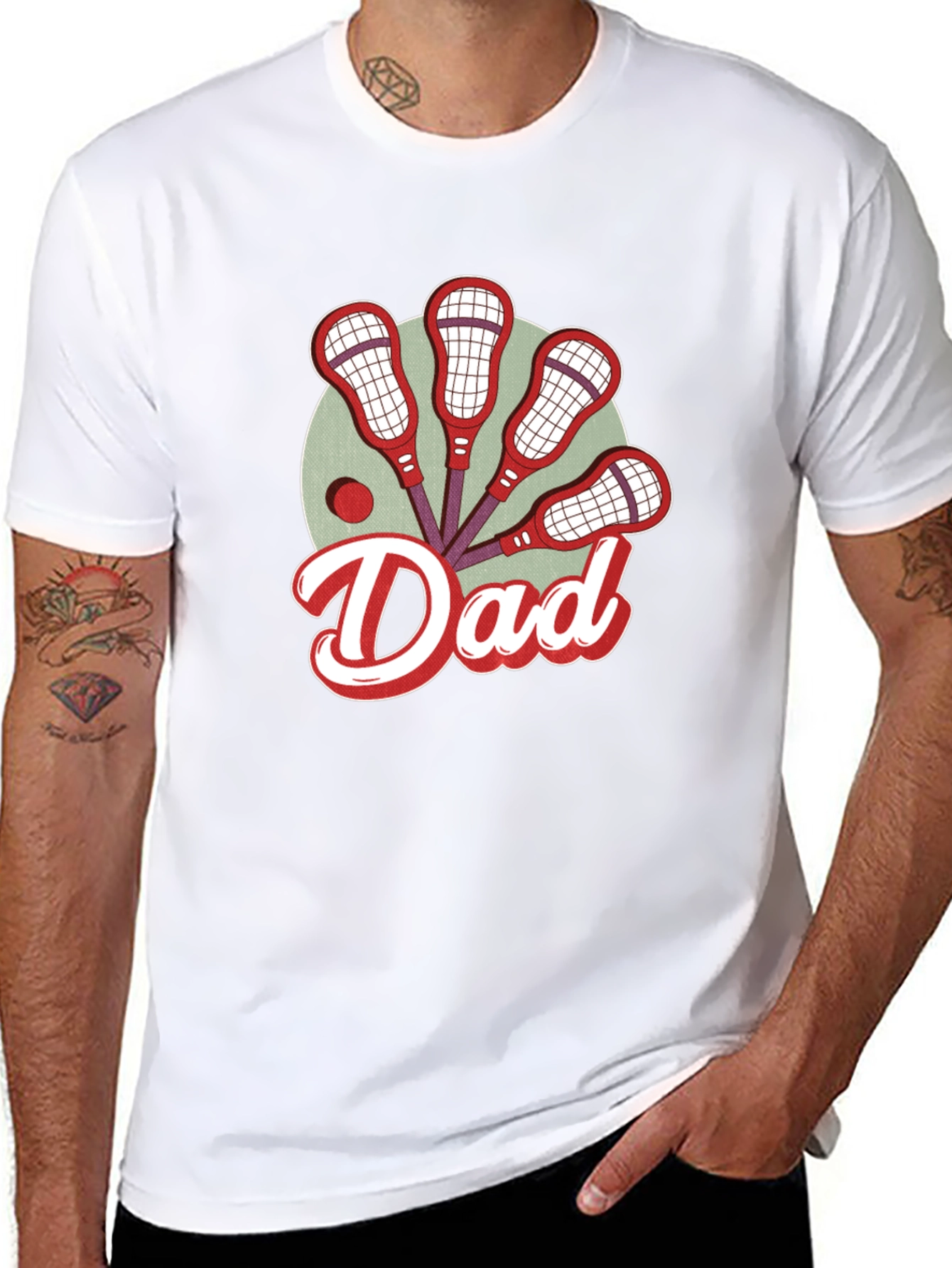 Lacrosse Dad T-Shirt - Sports Parent Apparel