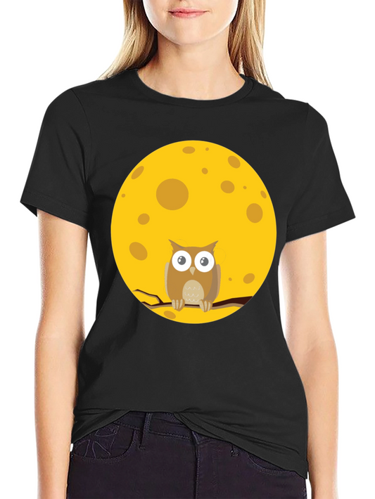 Owl Moon Graphic T-Shirt
