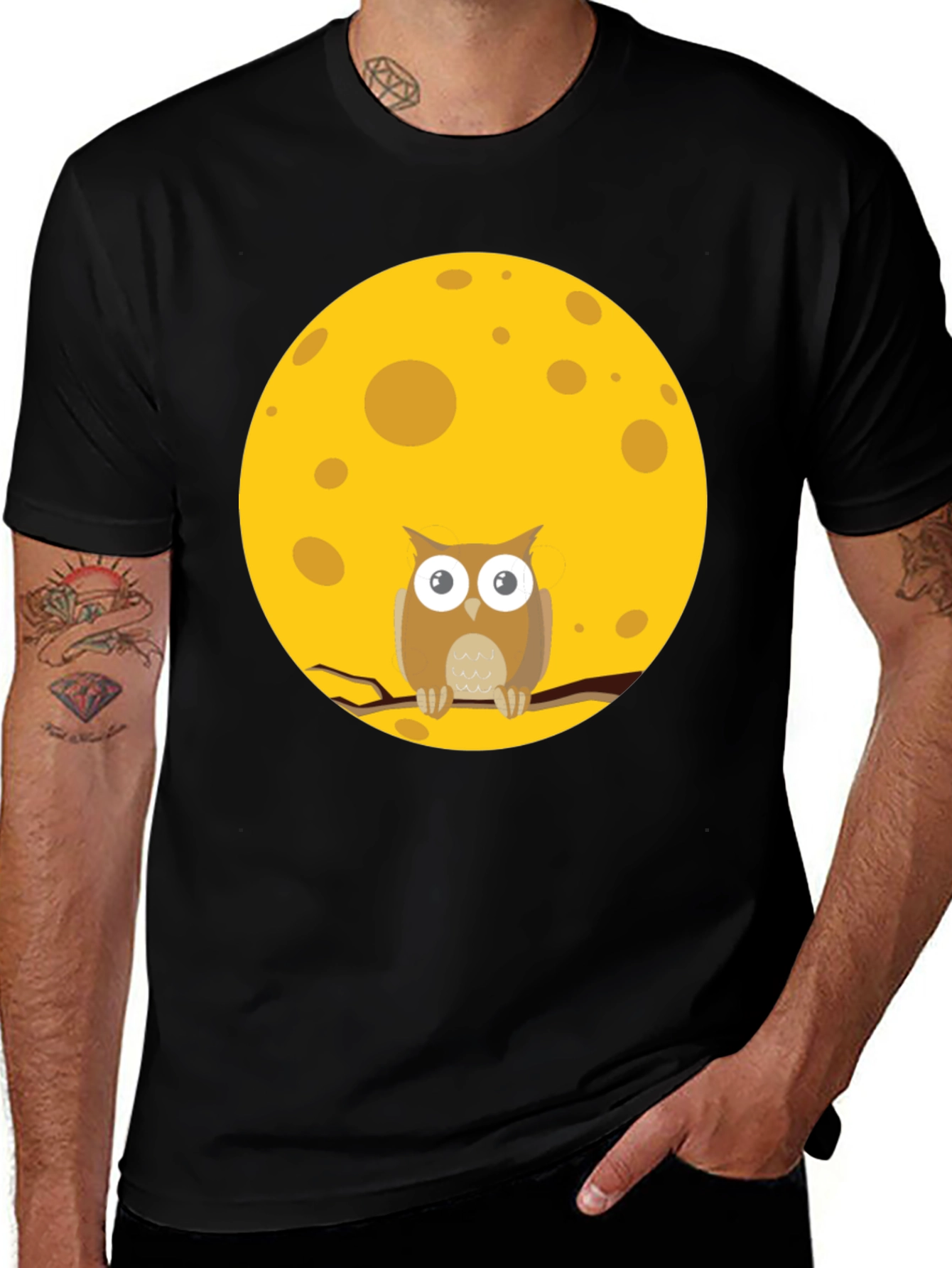 Owl Moon Graphic T-Shirt