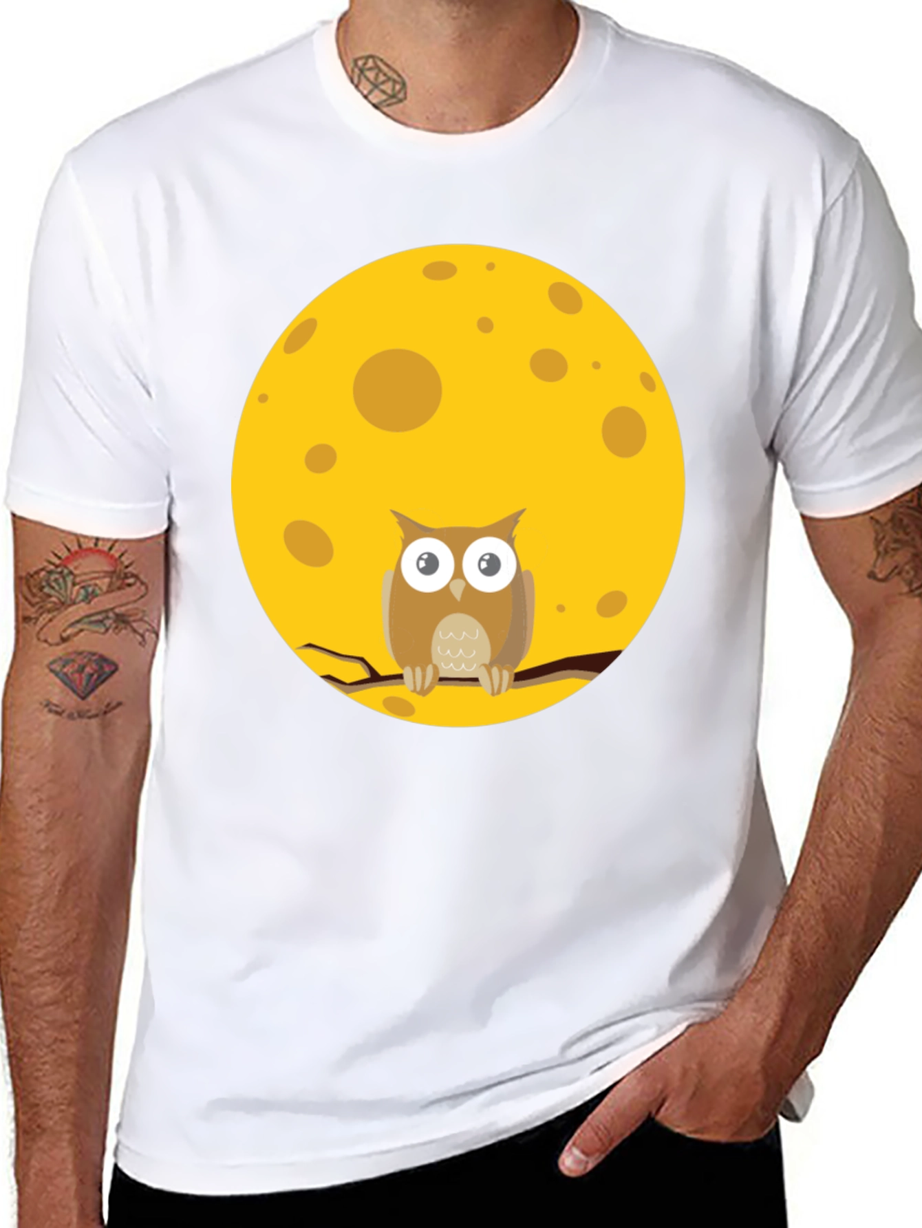 Owl Moon Graphic T-Shirt